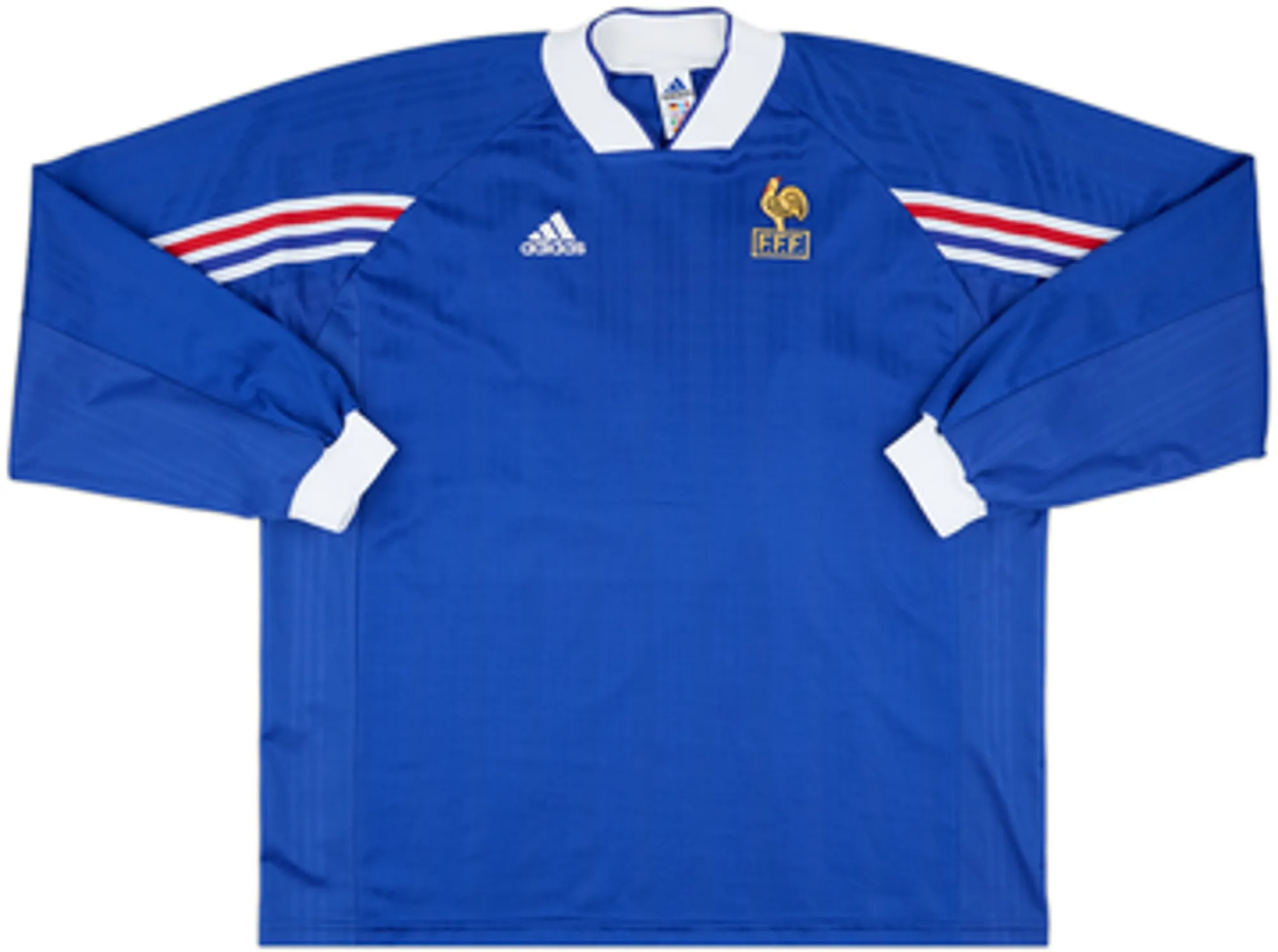 adidas France Mens LS Player Issue Home Shirt 1999