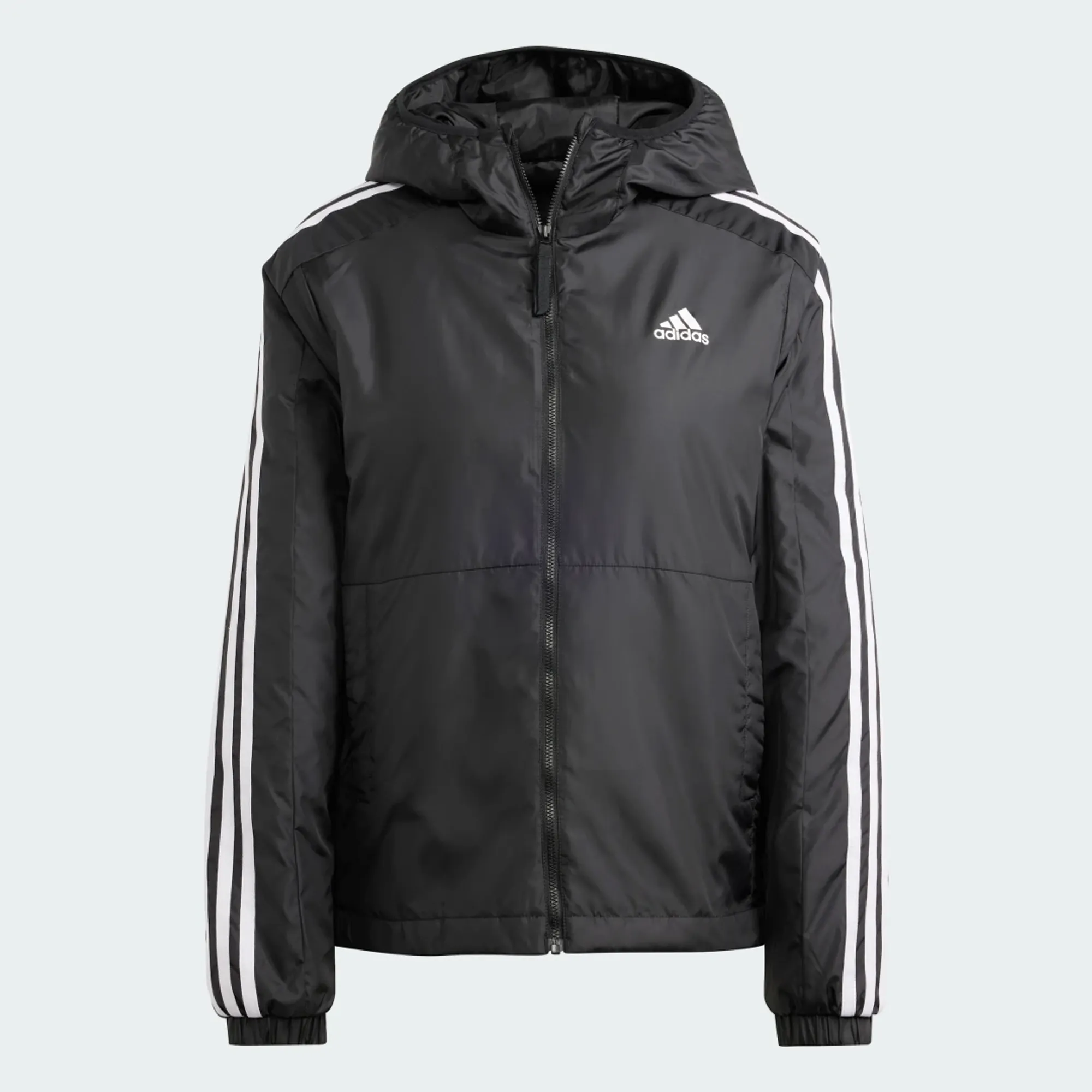 adidas Essentials 3-Stripes Insulated Hooded Jacket