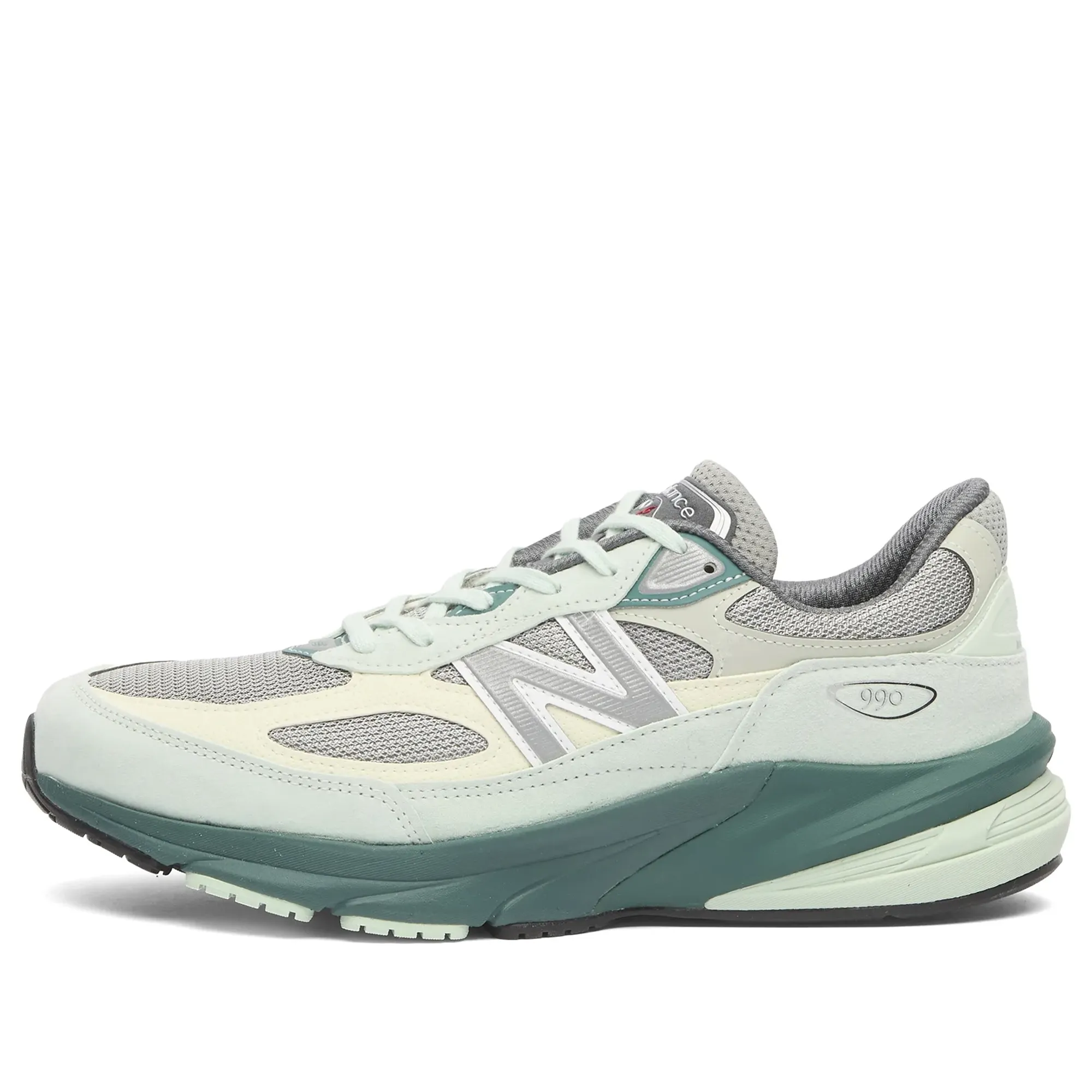 New Balance Unisex Made in USA 990v6 in Green/Grey Suede/Mesh