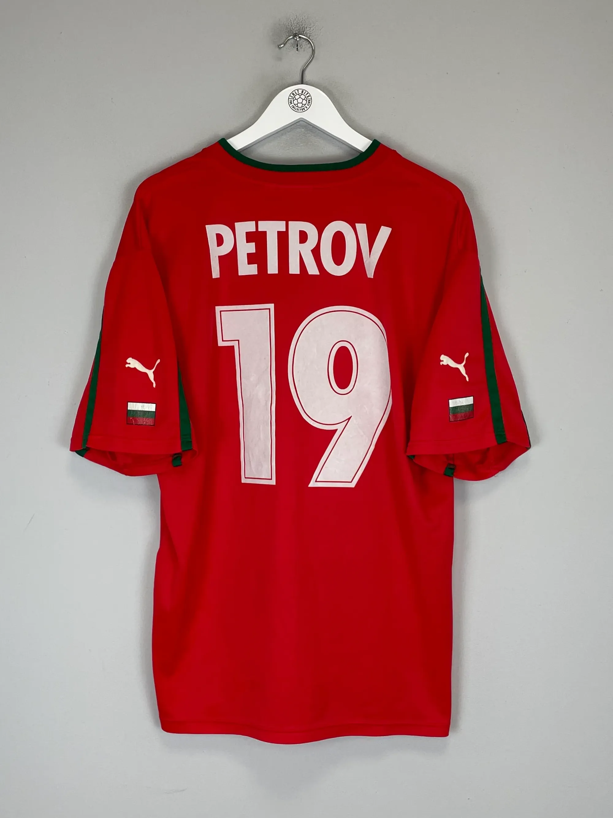 2000/02 BULGARIA PETROV #19 HOME SHIRT (XL) PUMA | CULT KITS