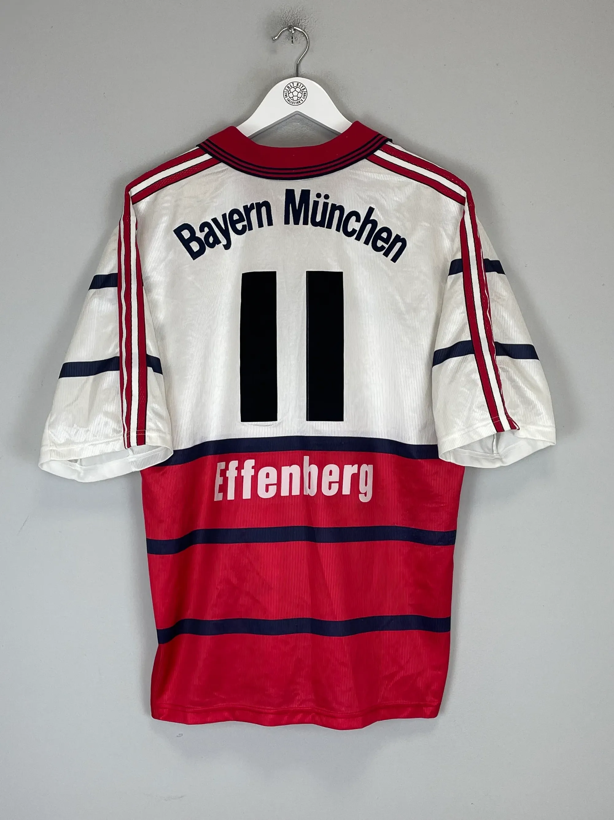 1998/00 BAYERN MUNICH EFFENBERG #11 AWAY SHIRT (L) ADIDAS | CULT KITS
