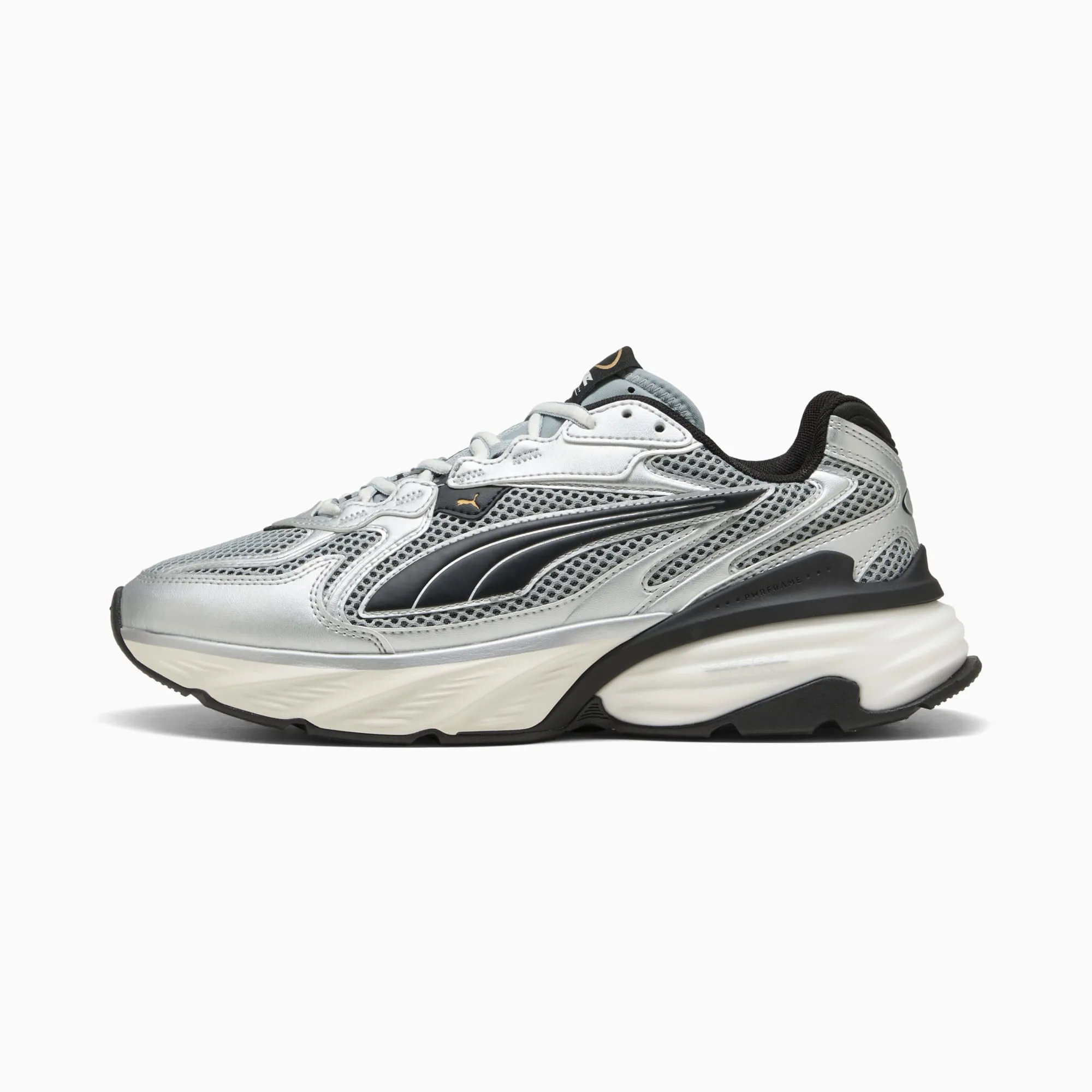 PUMA Fade Sneakers Unisex, Silver/Cool Mid Grey/Black
