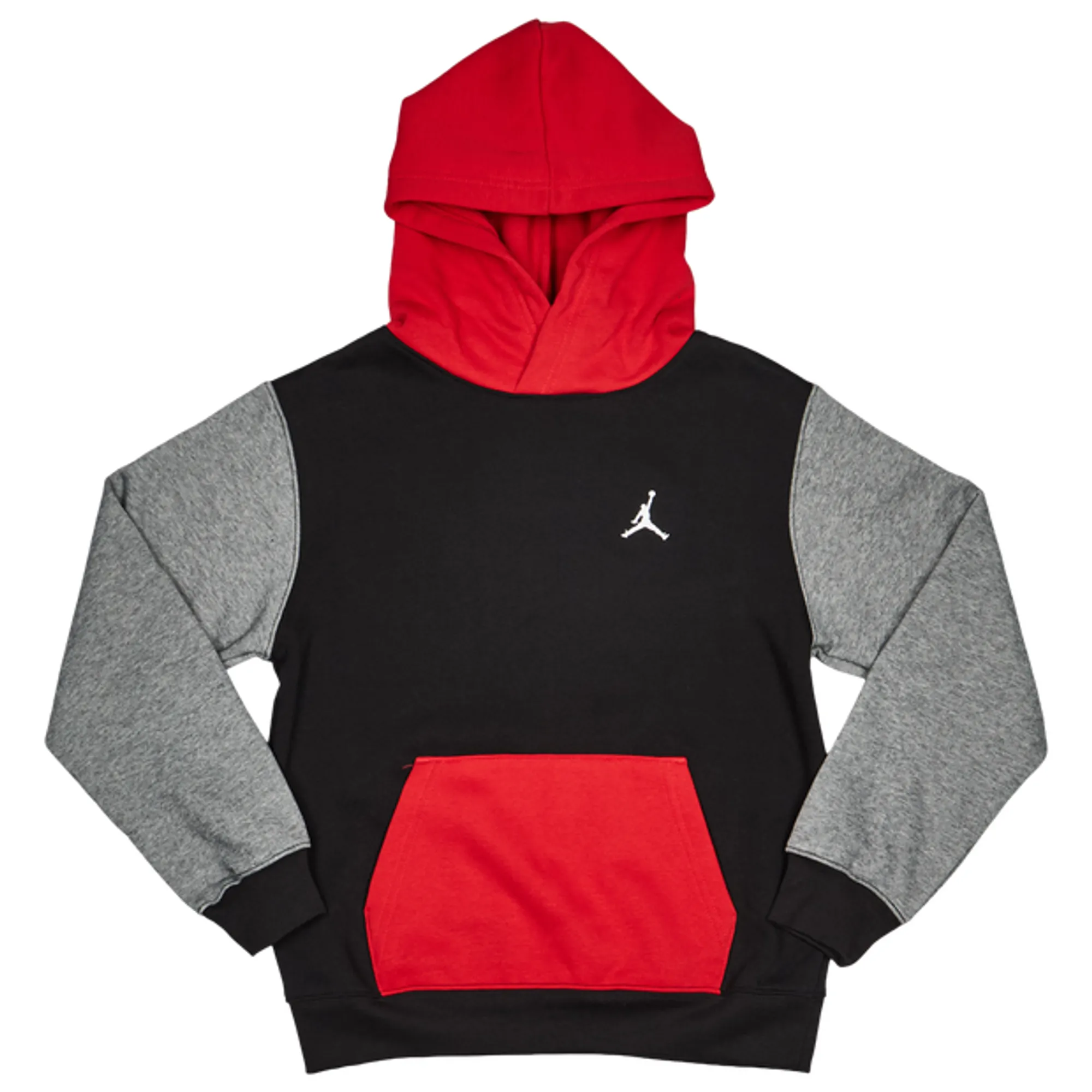 Jordan Brooklyn Color Block Kid's Hoodies - Black