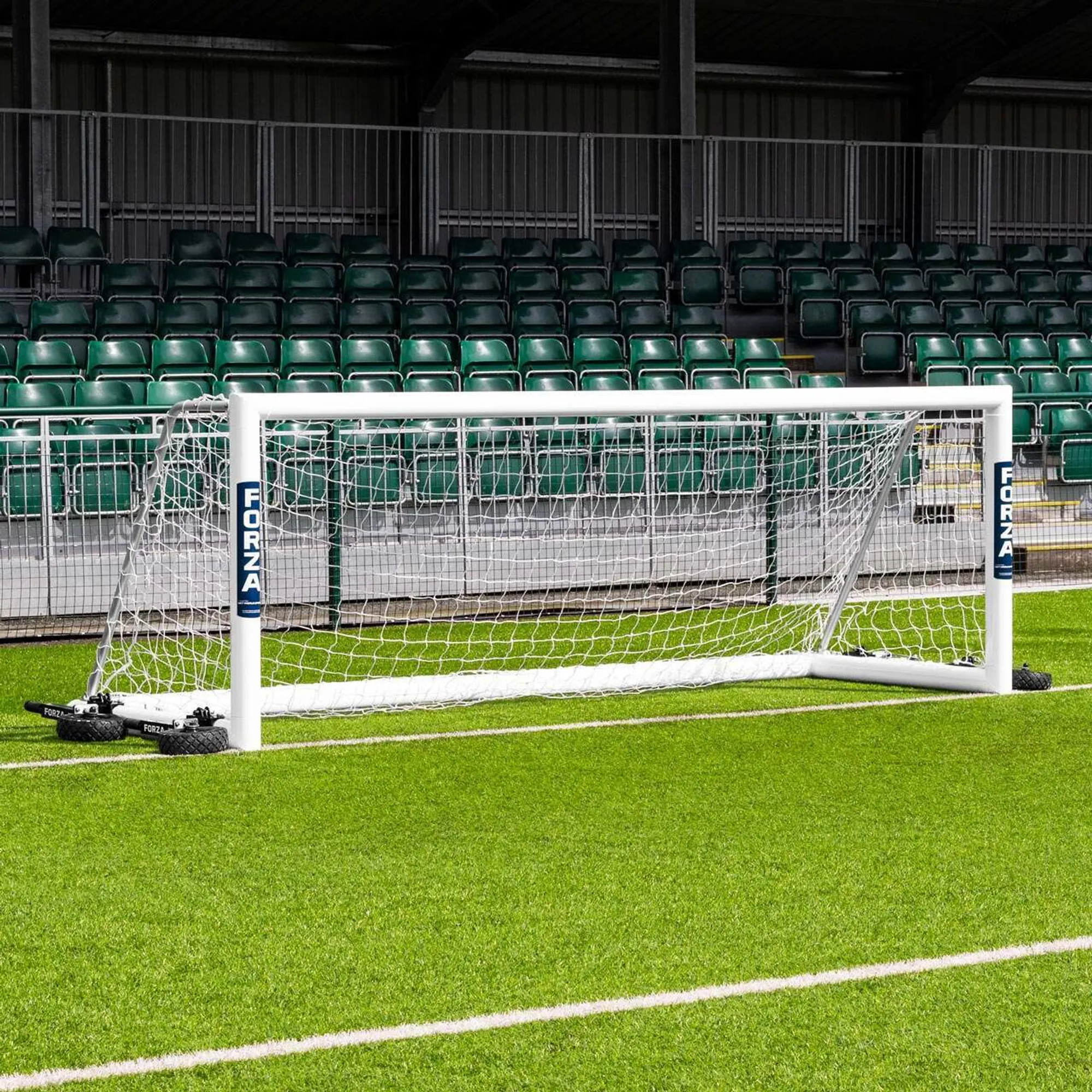 12 x 4 FORZA Alu110 Freestanding Football Goal