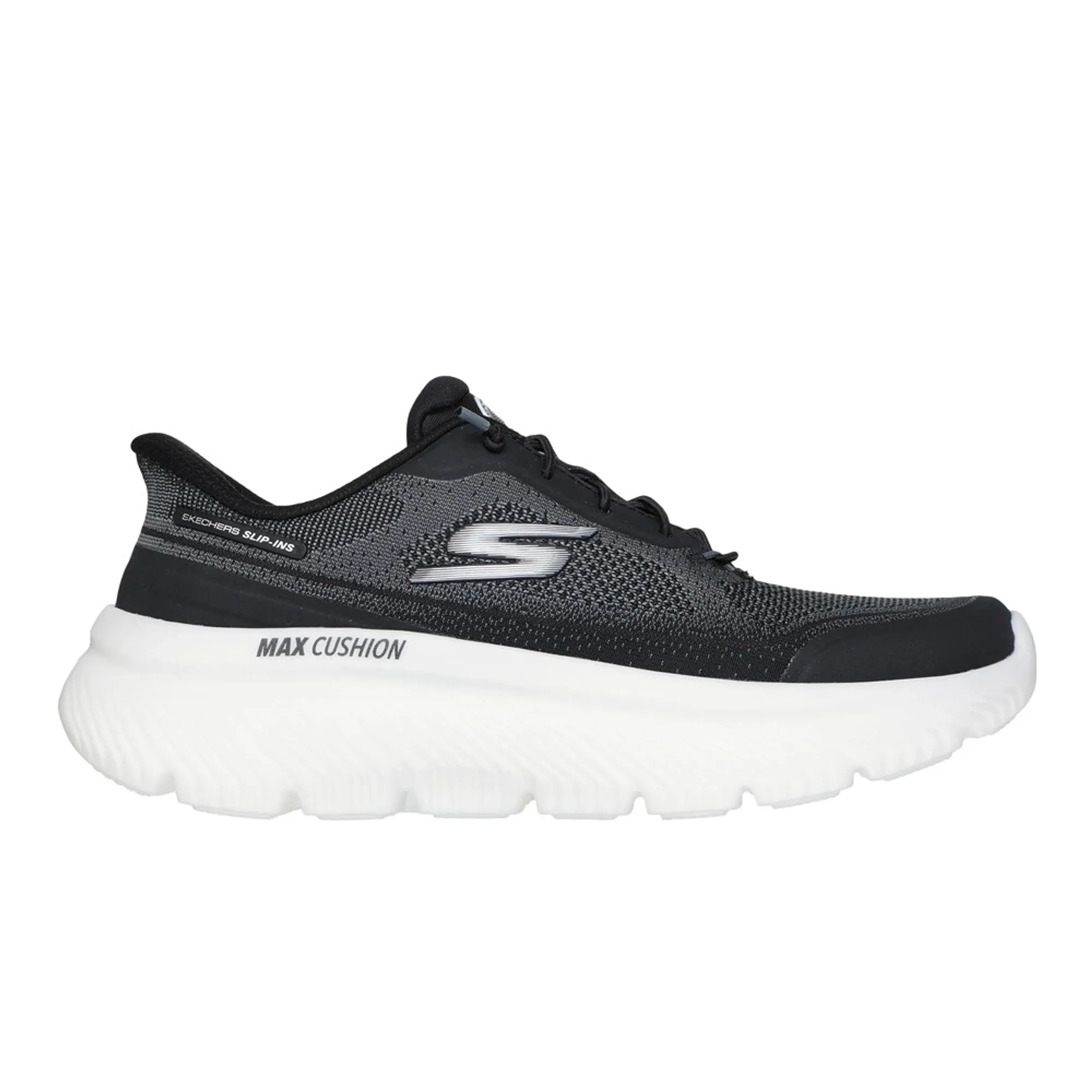 Skechers Women's Slip-ins: GO WALK Max Cushioning Hyper Burst - Nikita Sneaker in Black/White
