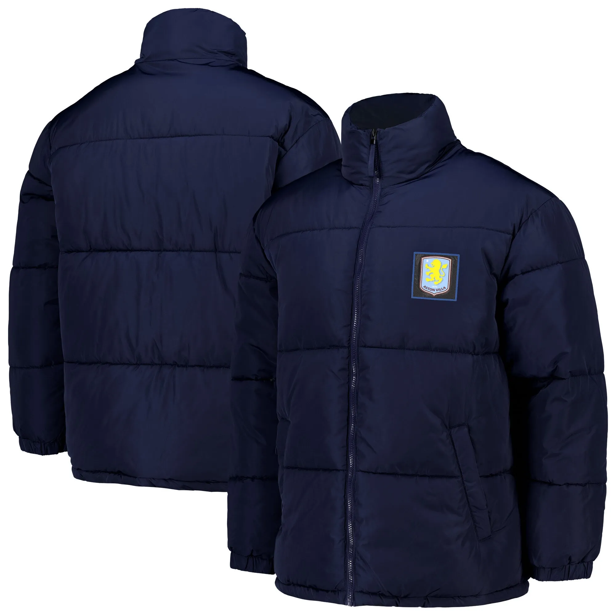 Aston Villa Padded Jacket - Navy - Mens