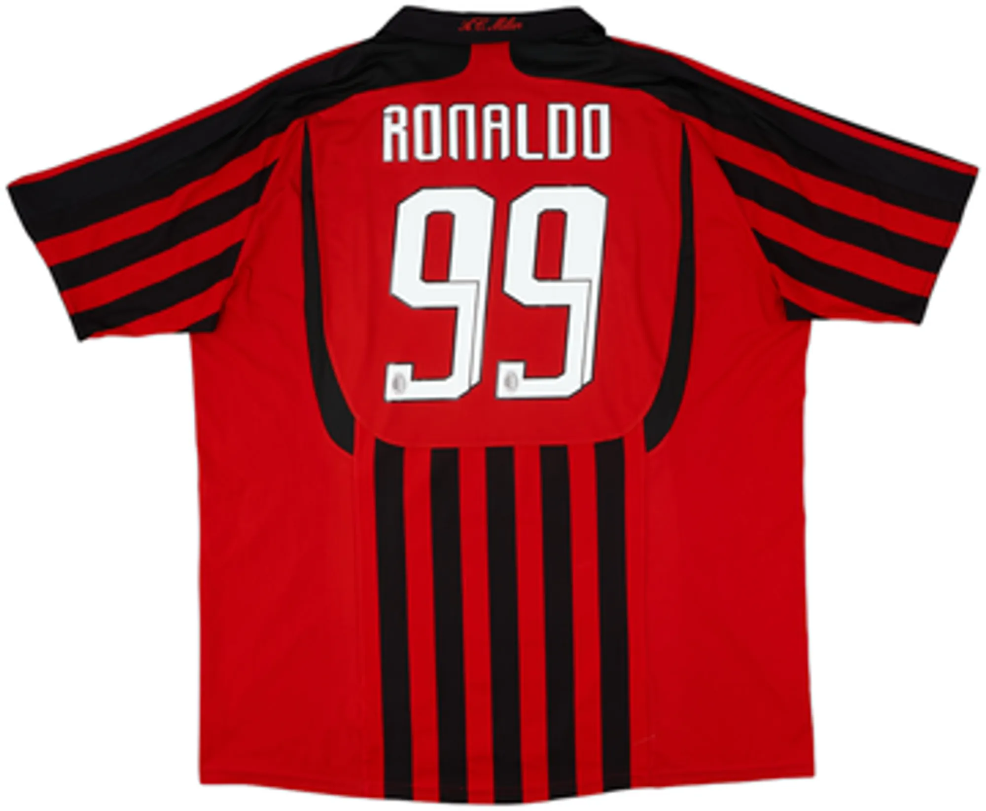 adidas AC Milan Mens SS Home Shirt 2007/08