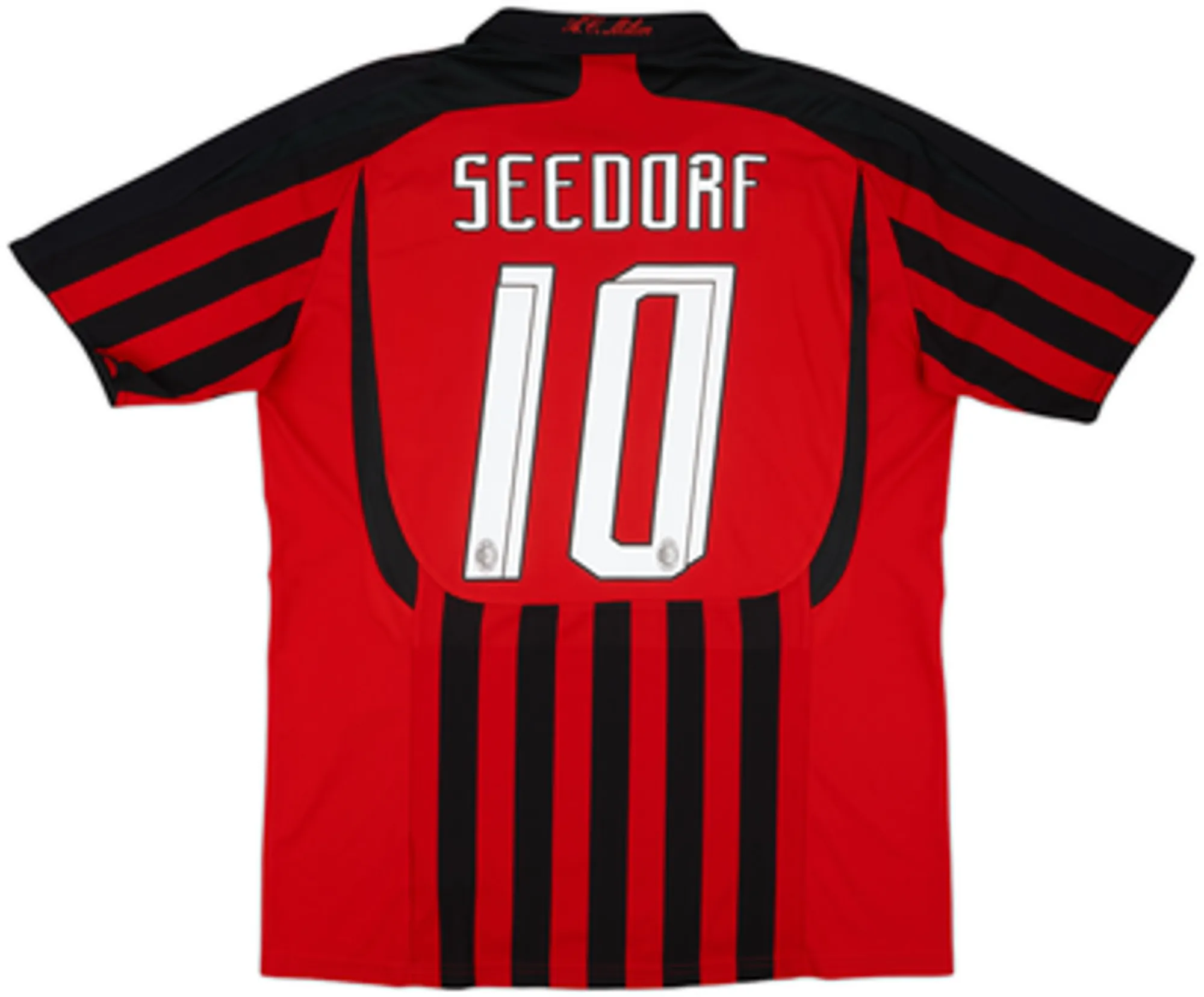 adidas AC Milan Mens SS Home Shirt 2007/08