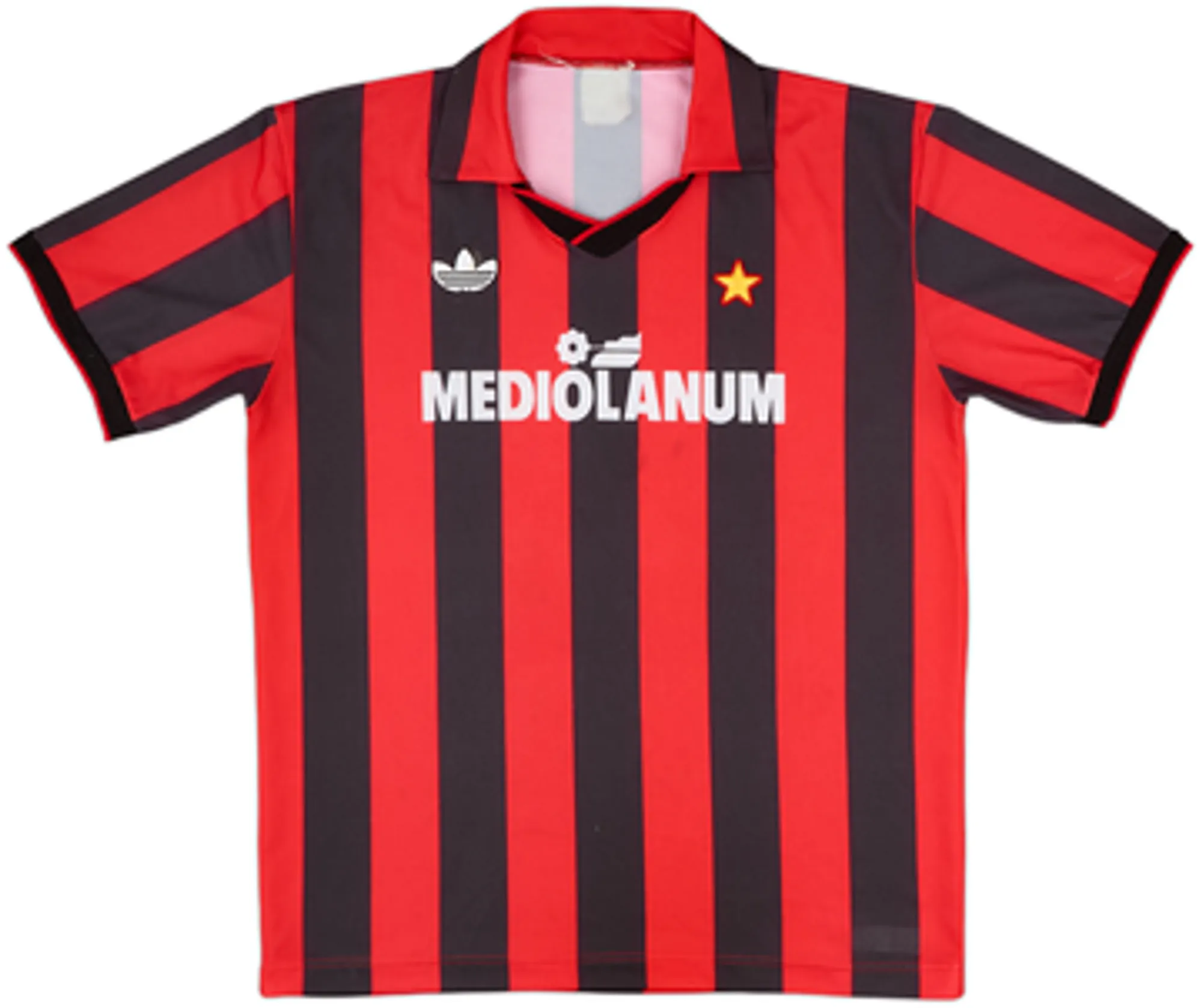 adidas AC Milan Mens SS Home Shirt 1990/91