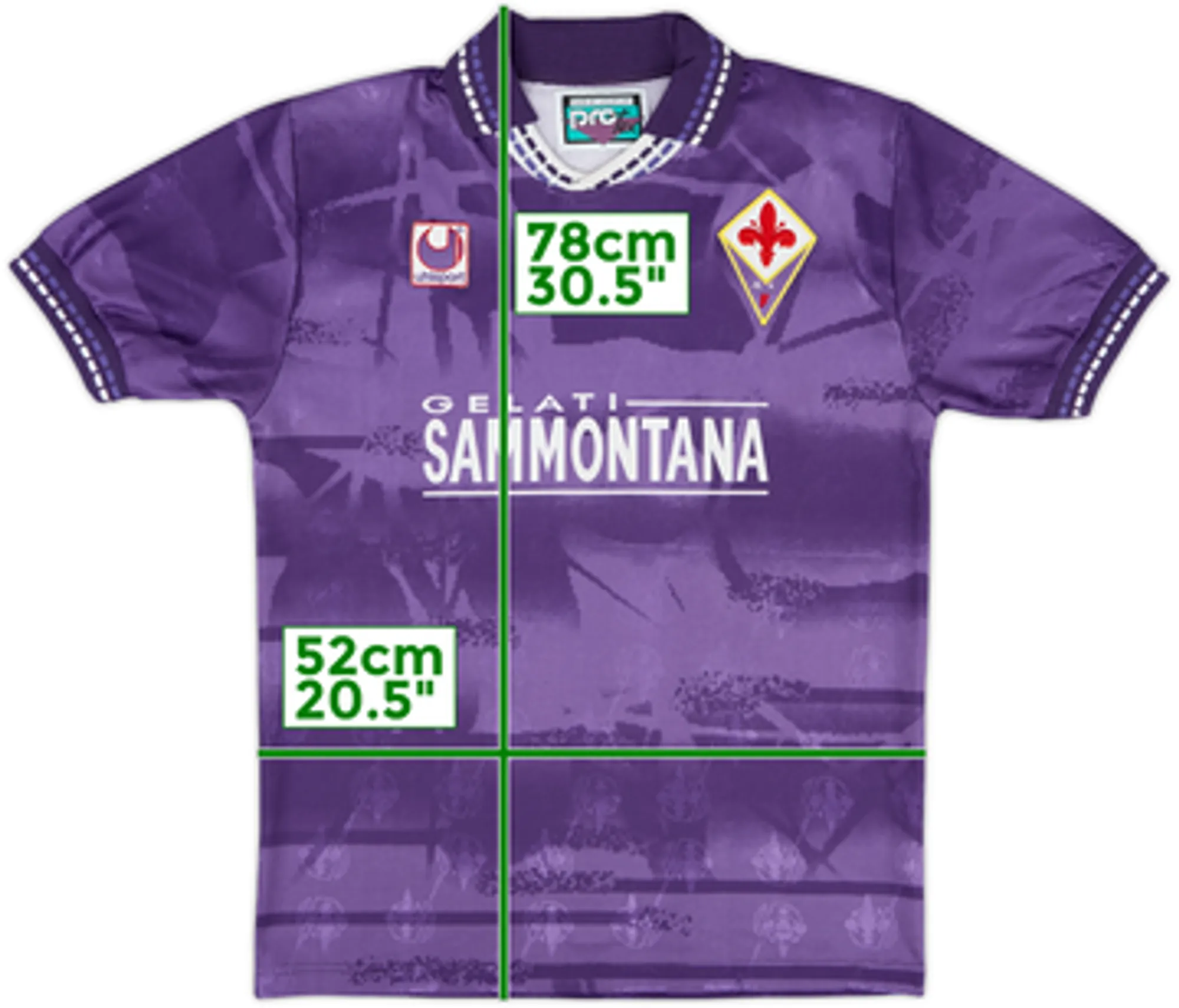 Home Fiorentina Mens SS Home Shirt 1994/95