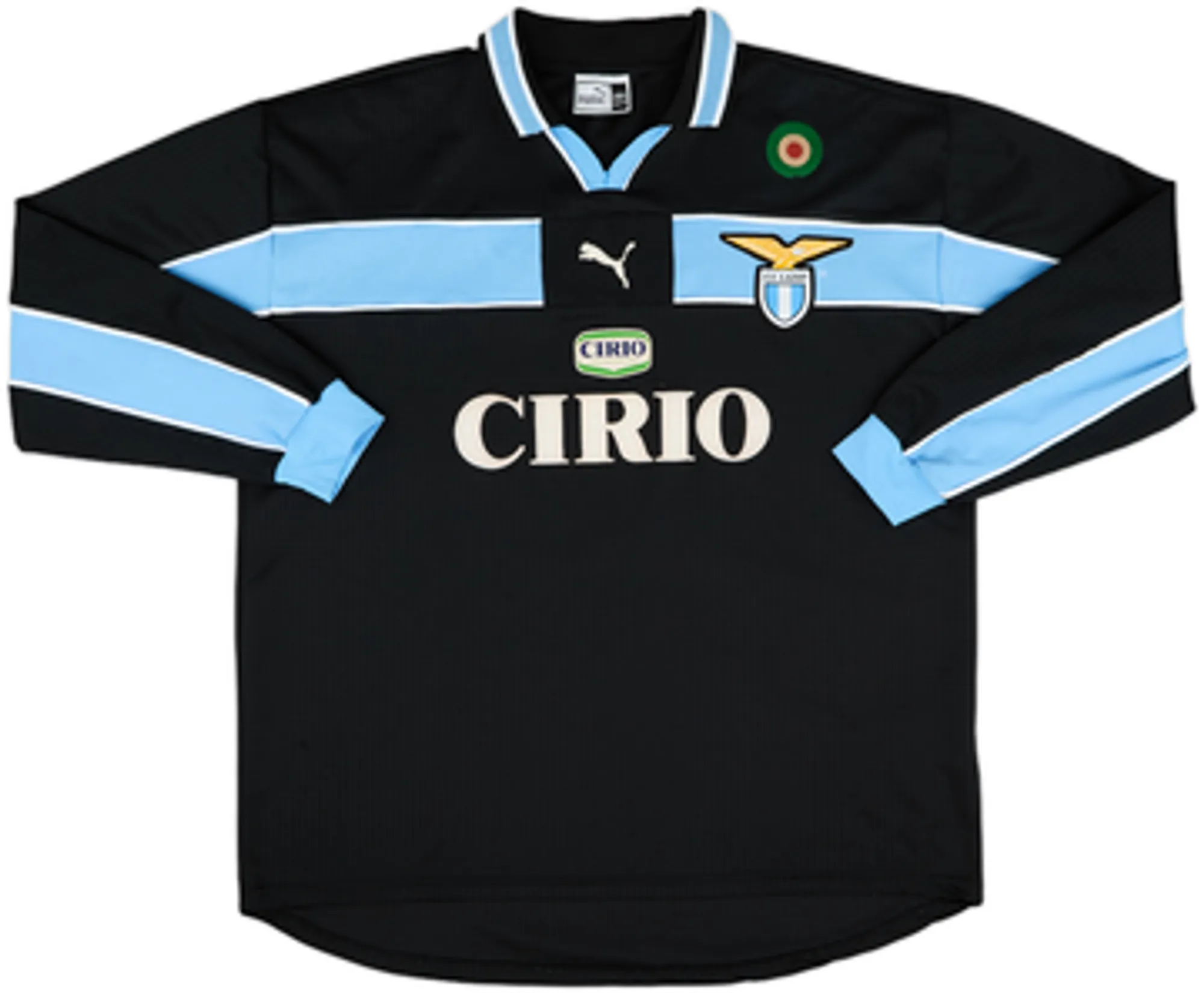 Puma Lazio Mens LS Player Issue Away Shirt 1998/99