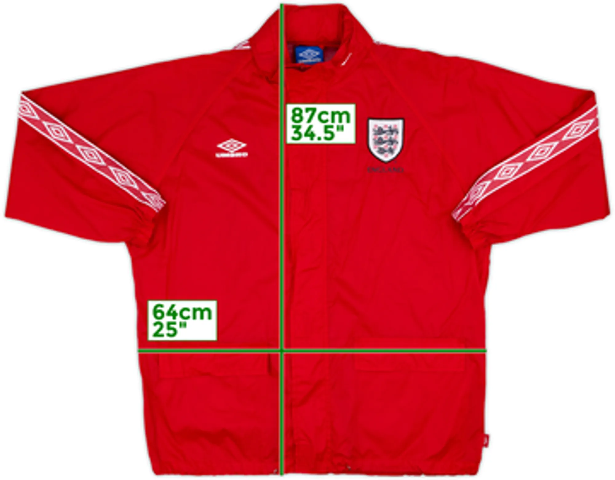 Umbro England Mens SS Home Shirt 1998