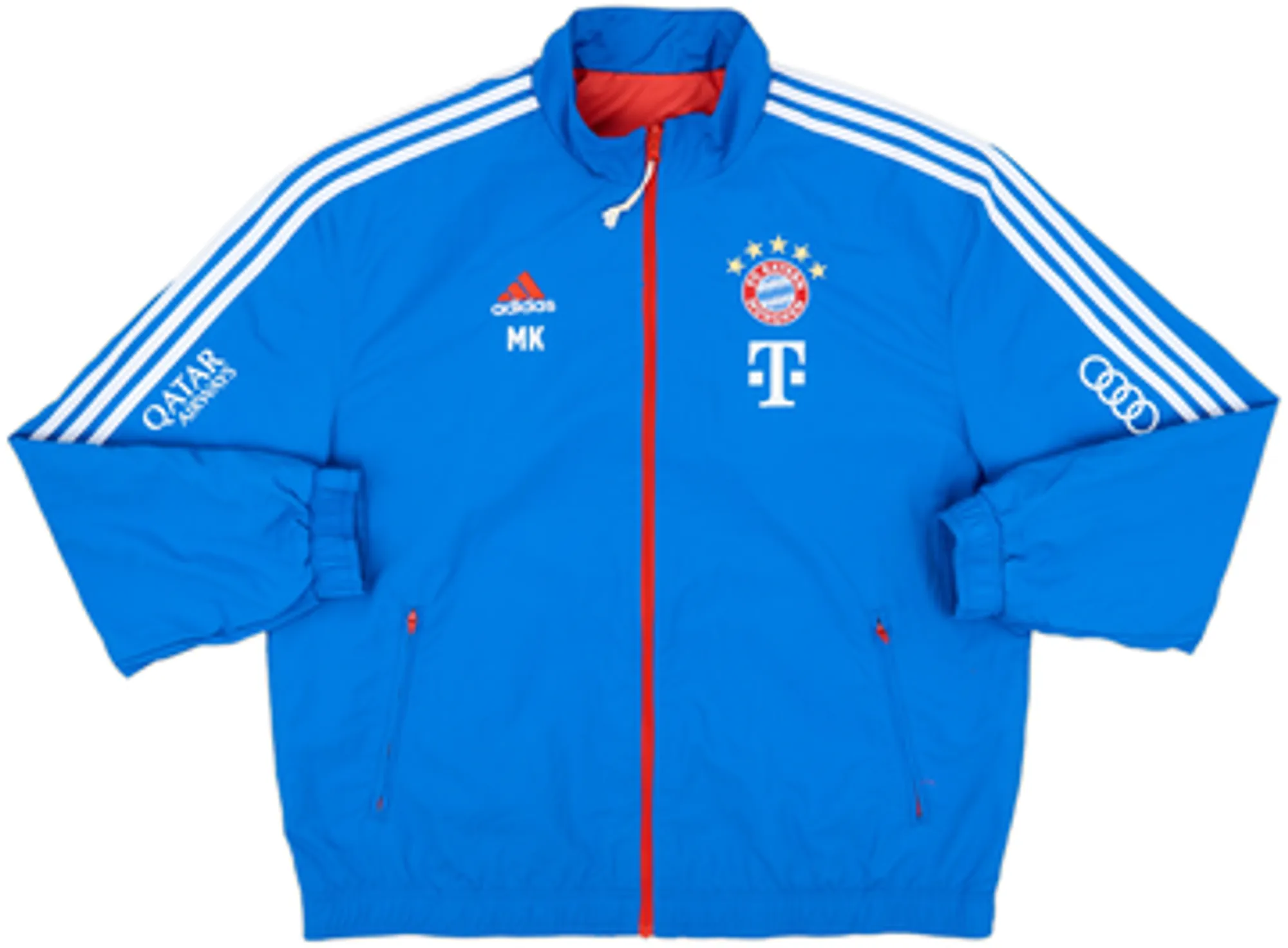 2022-23 Bayern Munich Staff Issue adidas Reversible Track Jacket MK - 8/10 - (XL)