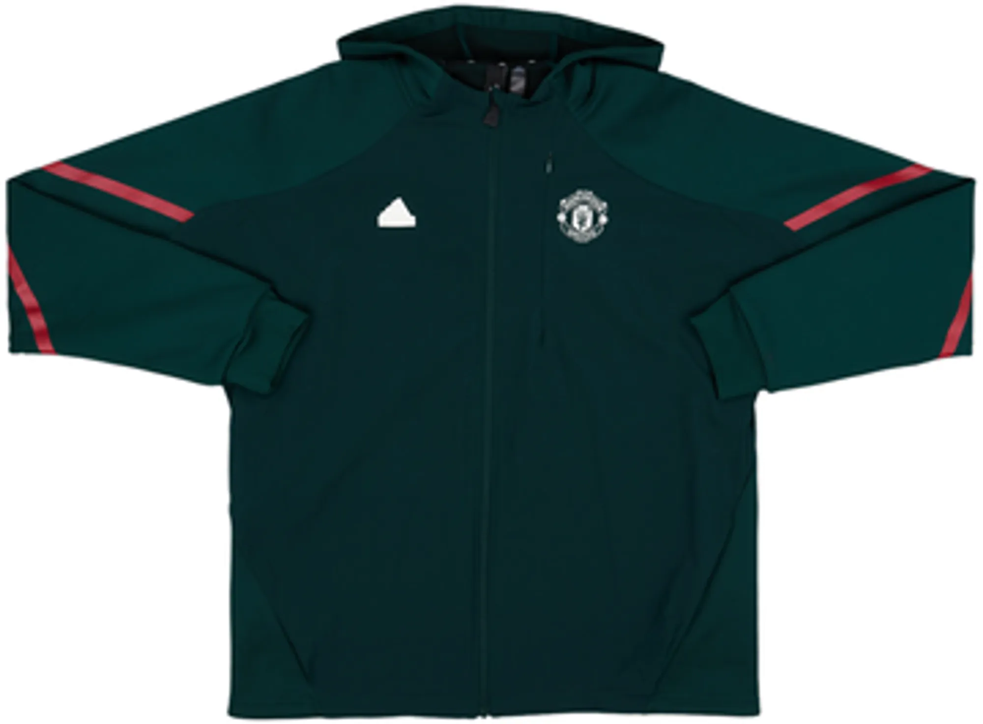 2023-24 Manchester United adidas Hooded Track Jacket - 10/10 - (XL)
