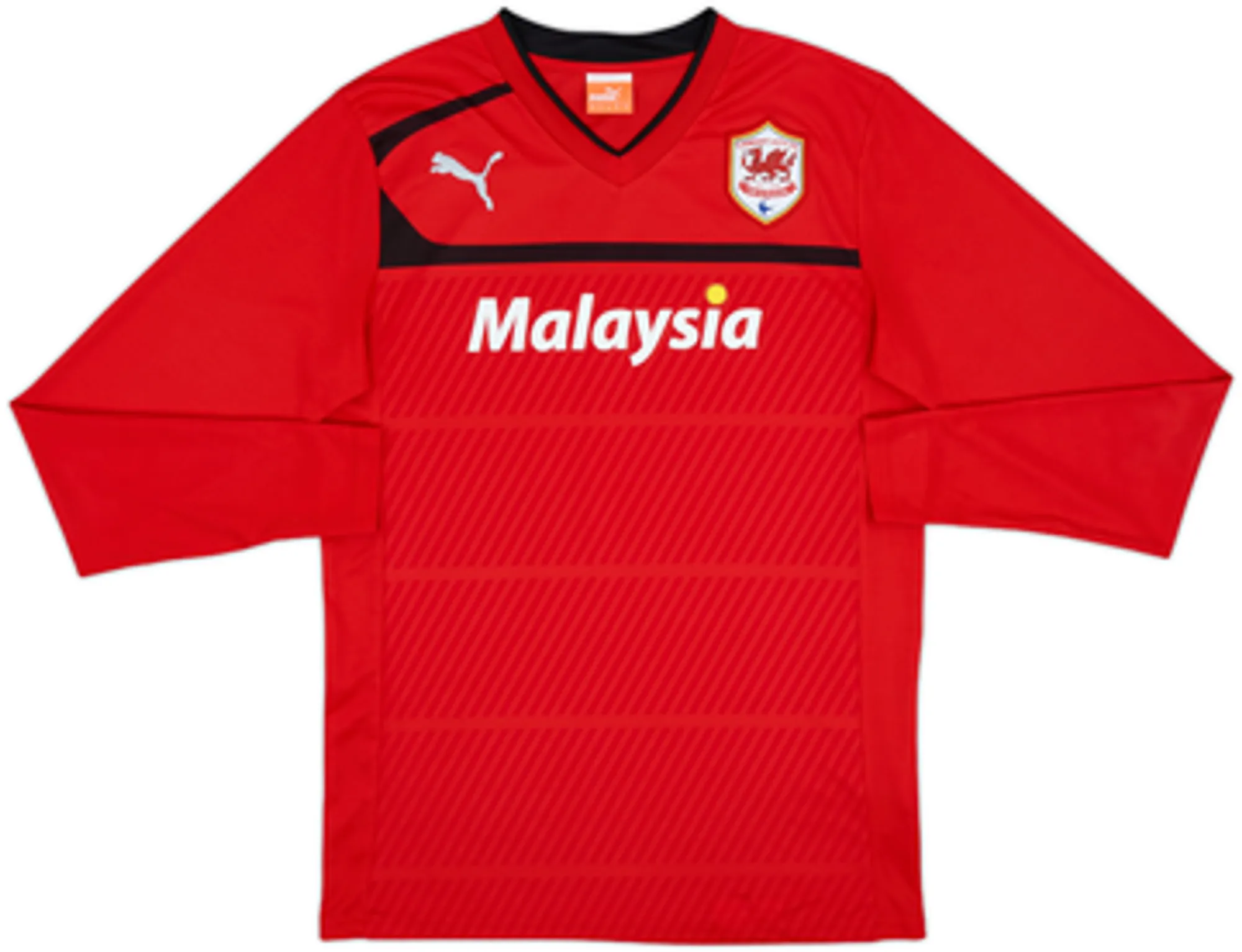 Puma Cardiff City Mens LS Home Shirt 2012/13