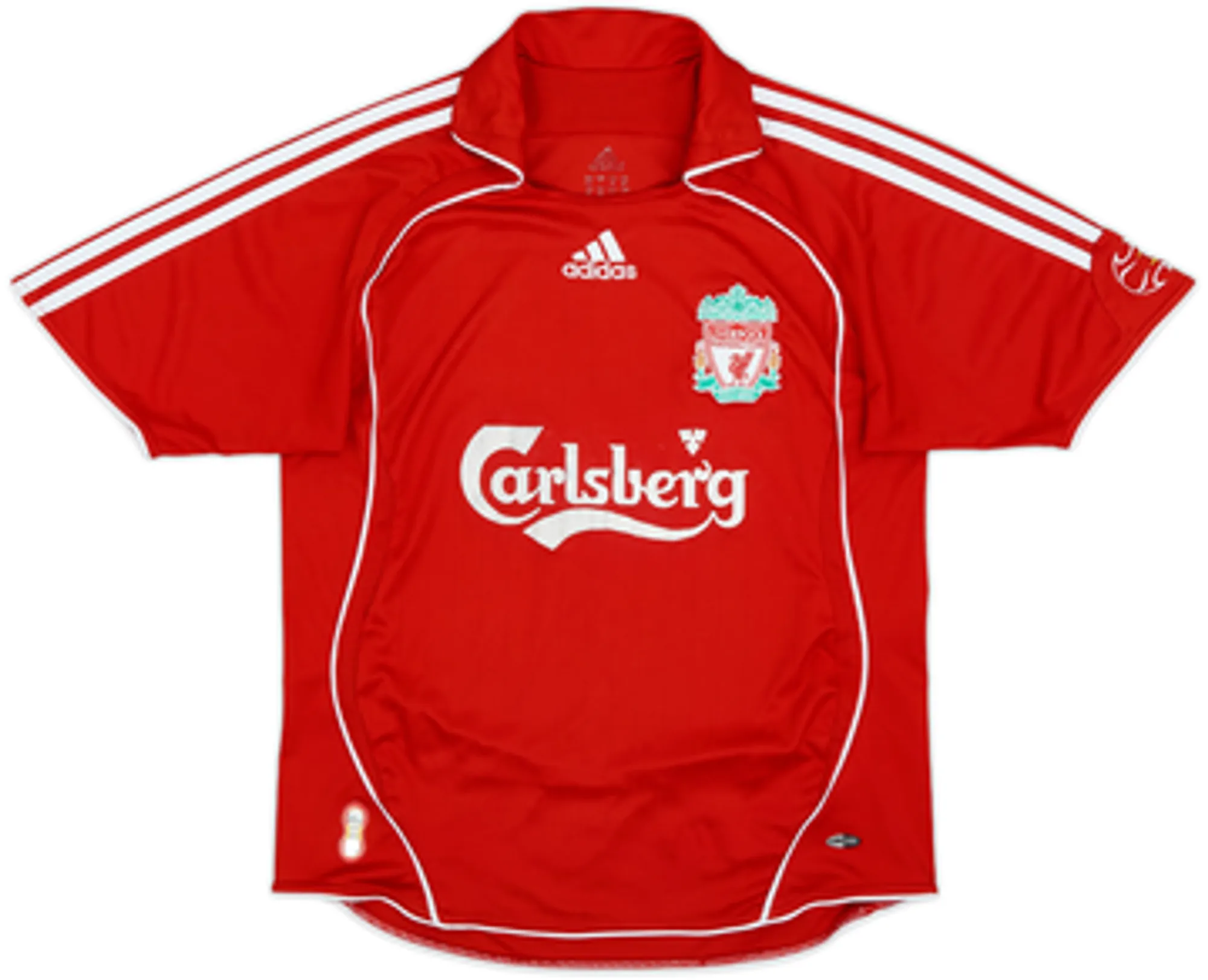 adidas Liverpool Boys SS Home Shirt 2006/08