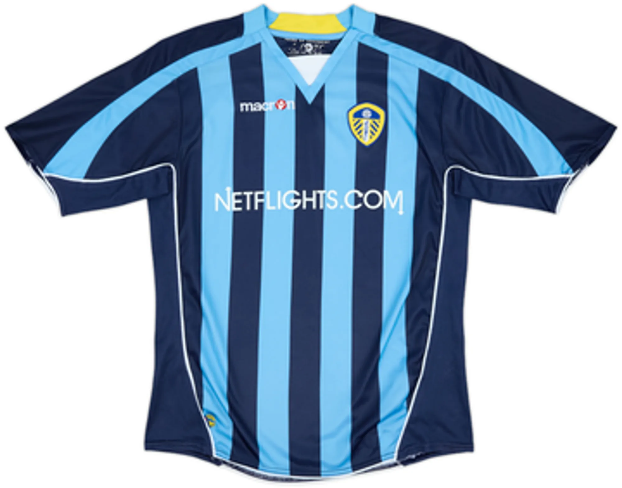 Macron Leeds United Boys SS Away Shirt 2008/09