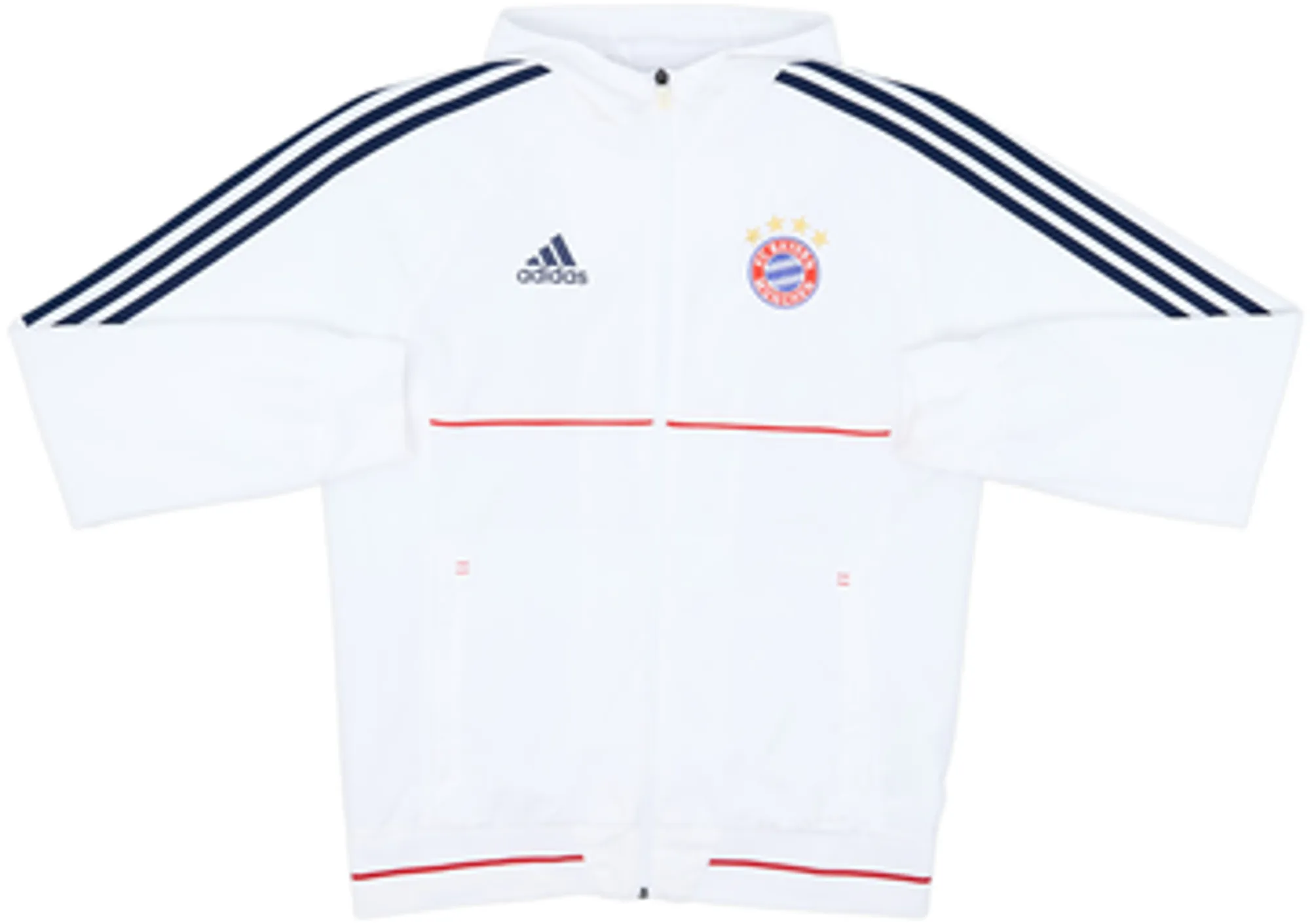 2017-18 Bayern Munich adidas Hooded Track Jacket - 8/10 - (M)