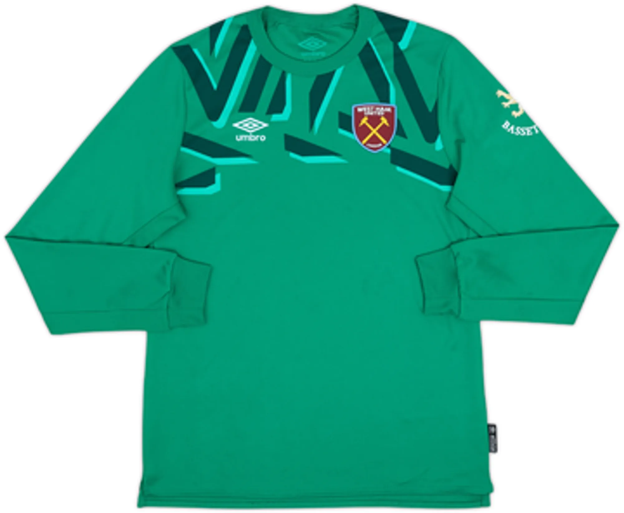 Umbro West Ham United Boys LS Goalkeeper Home Shirt 2019/20