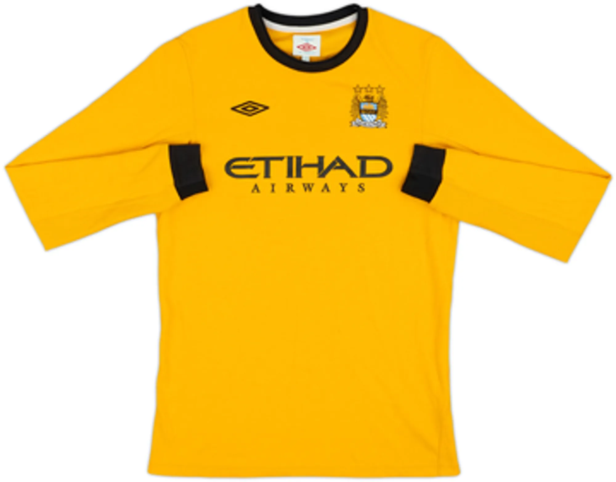 Umbro Manchester City Boys LS Goalkeeper Home Shirt 2009/10