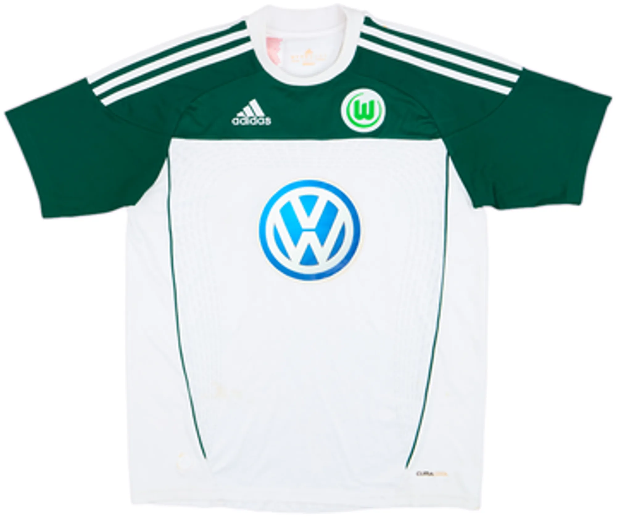 adidas Wolfsburg Boys SS Home Shirt 2010/11