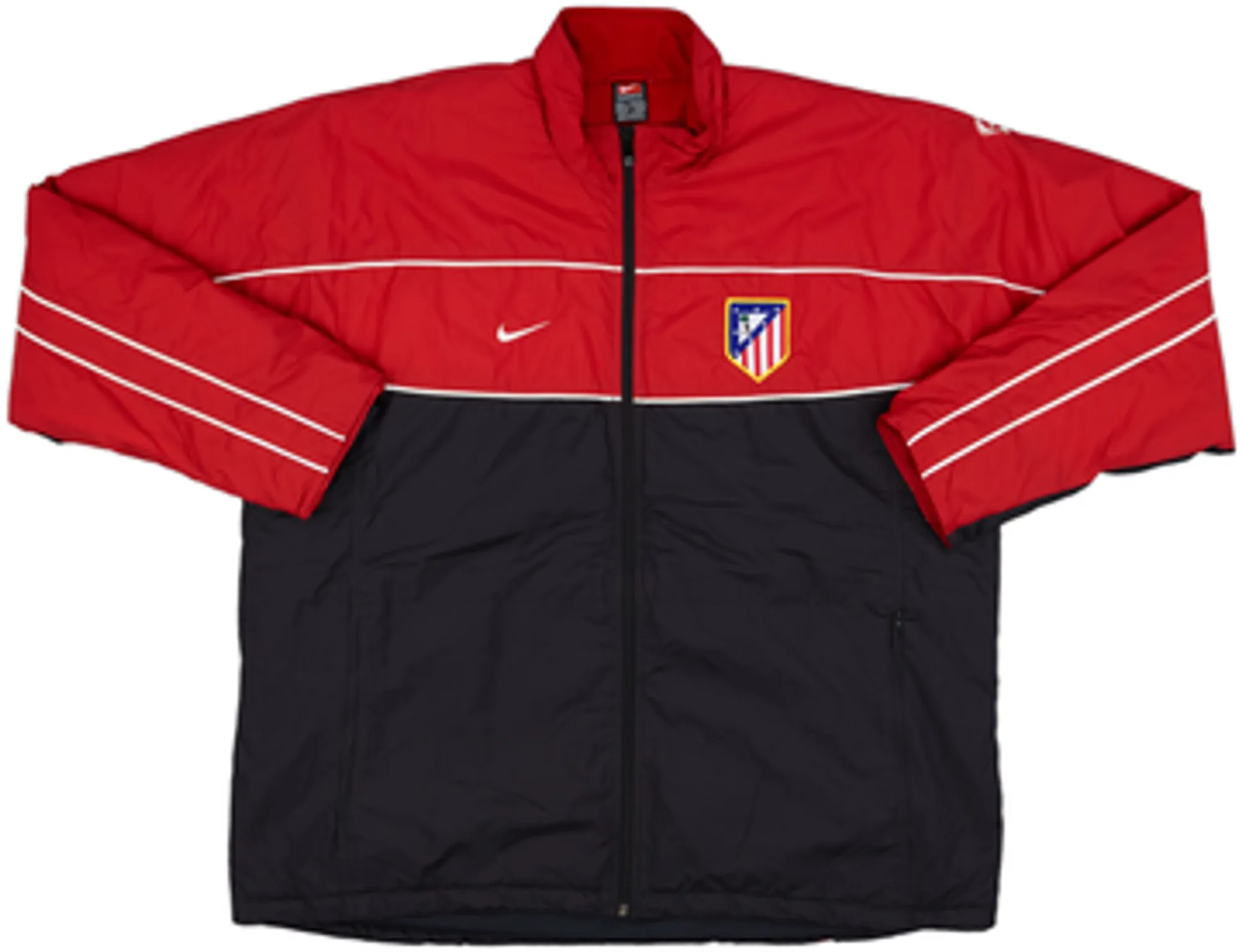 2001-02 Atletico Madrid Nike Padded Bench Coat - 9/10 - (XL)