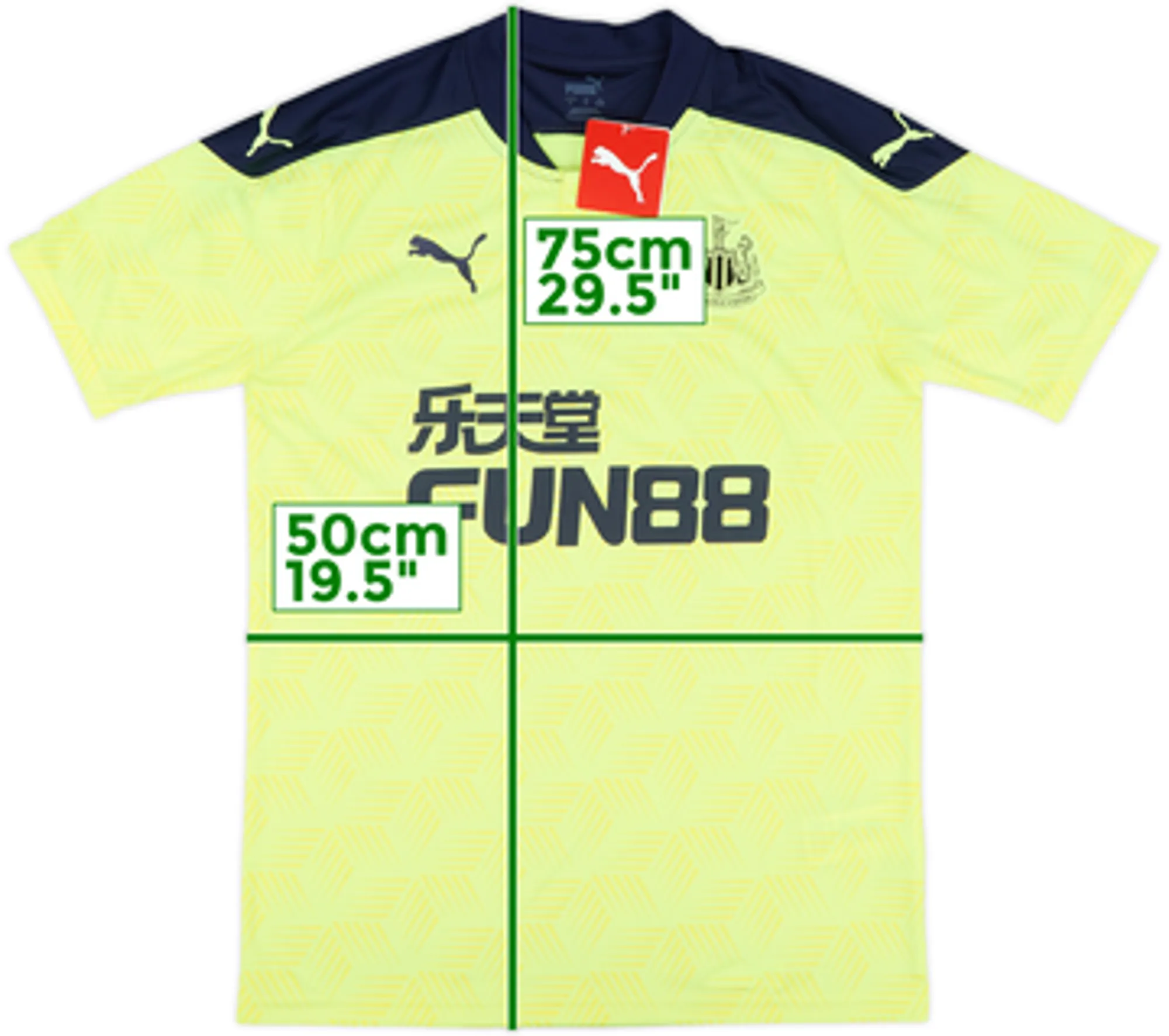 Puma Newcastle United Mens SS Away Shirt 2020/21