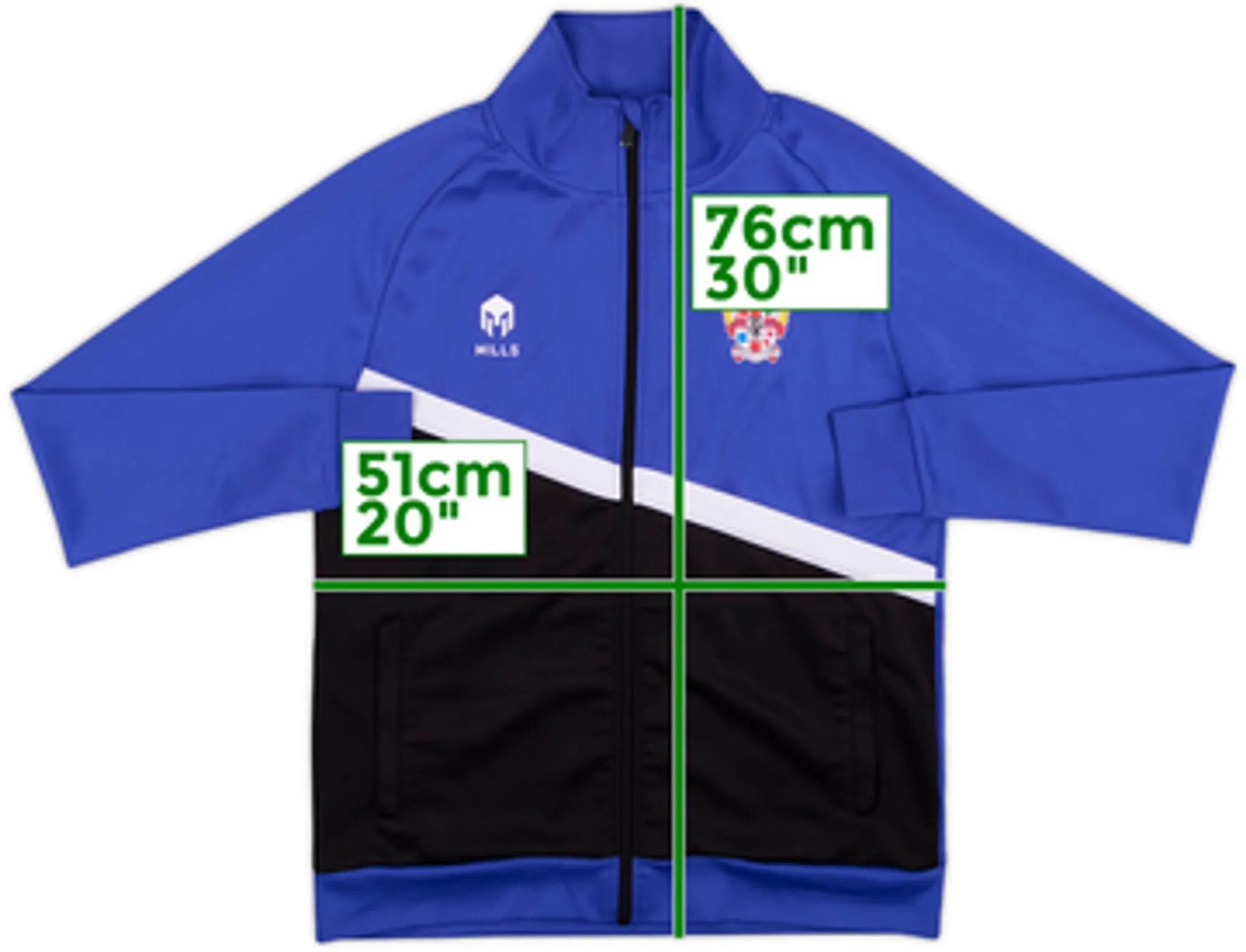 2023-24 Tranmere Rovers Mills Track Jacket - 9/10 - (M)