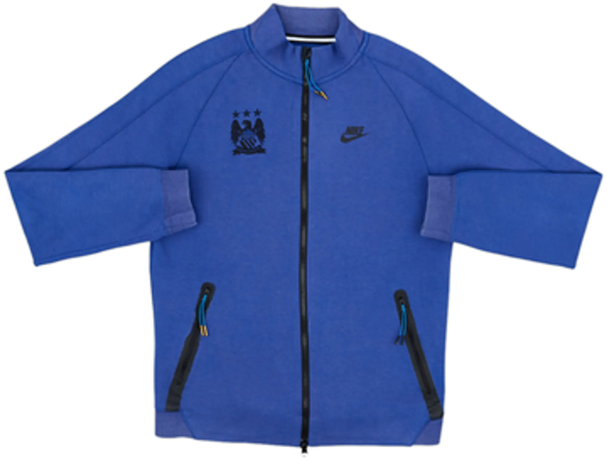 2014-15 Manchester City Nike Tech Fleece Track Jacket - 6/10 - (S)