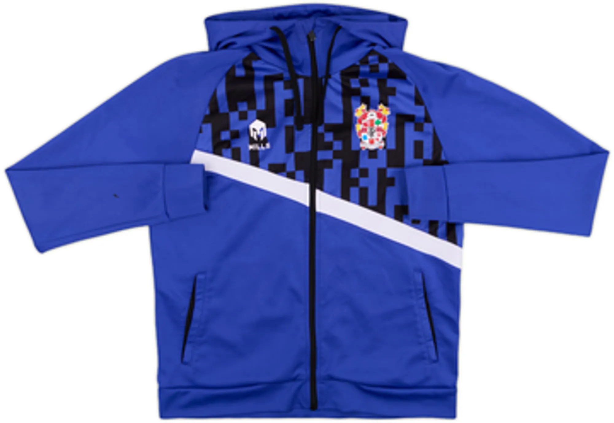 2023-24 Tranmere Rovers Mills Hooded Track Jacket - 9/10 - (M)