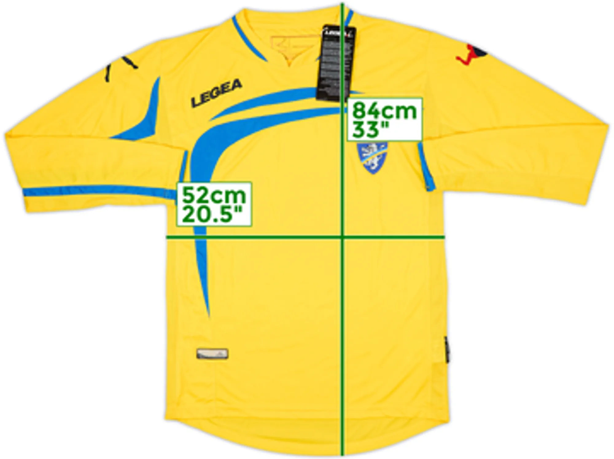 Legea Frosinone Mens LS Home Shirt 2013/14