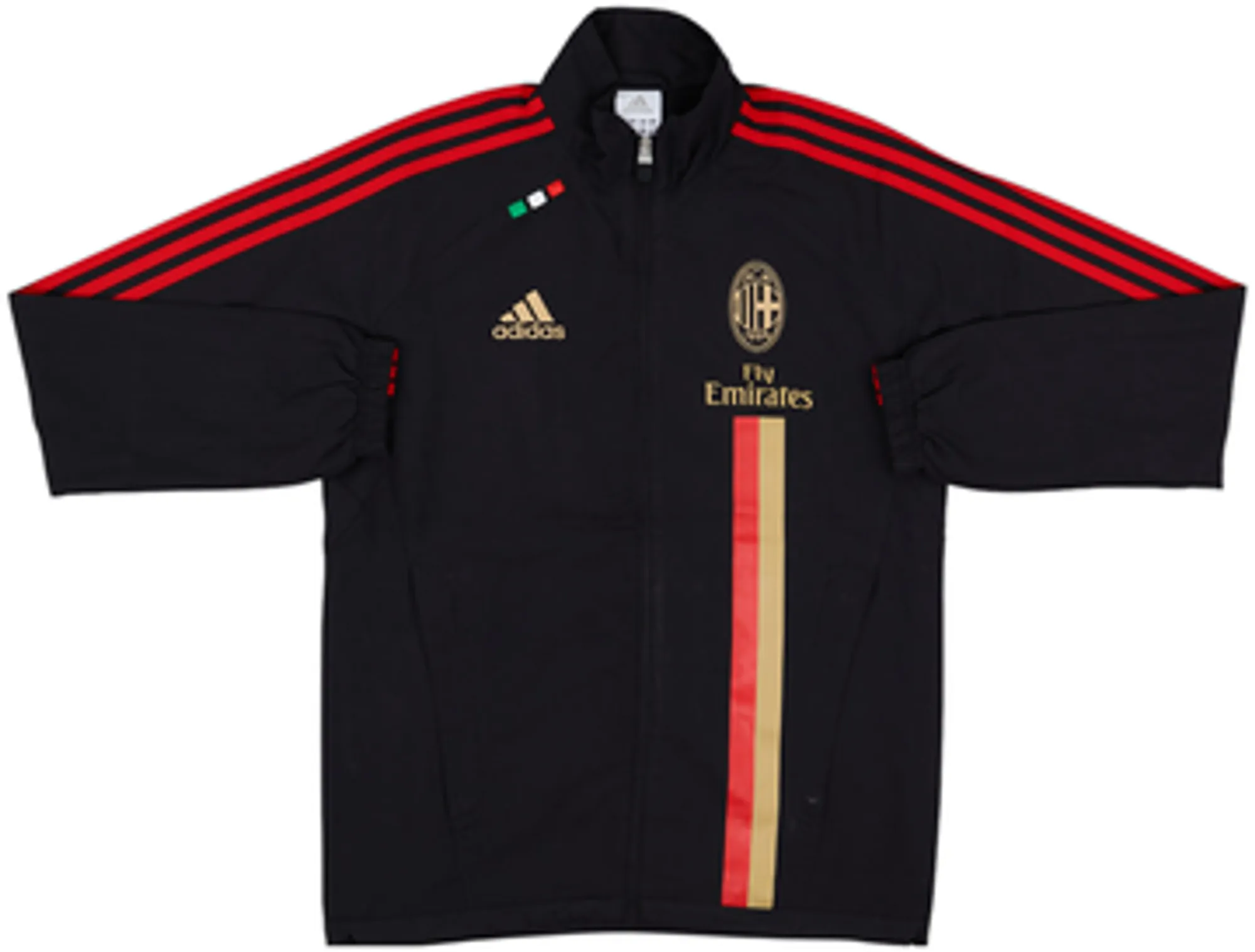 adidas AC Milan Boys SS Home Shirt 2011/12