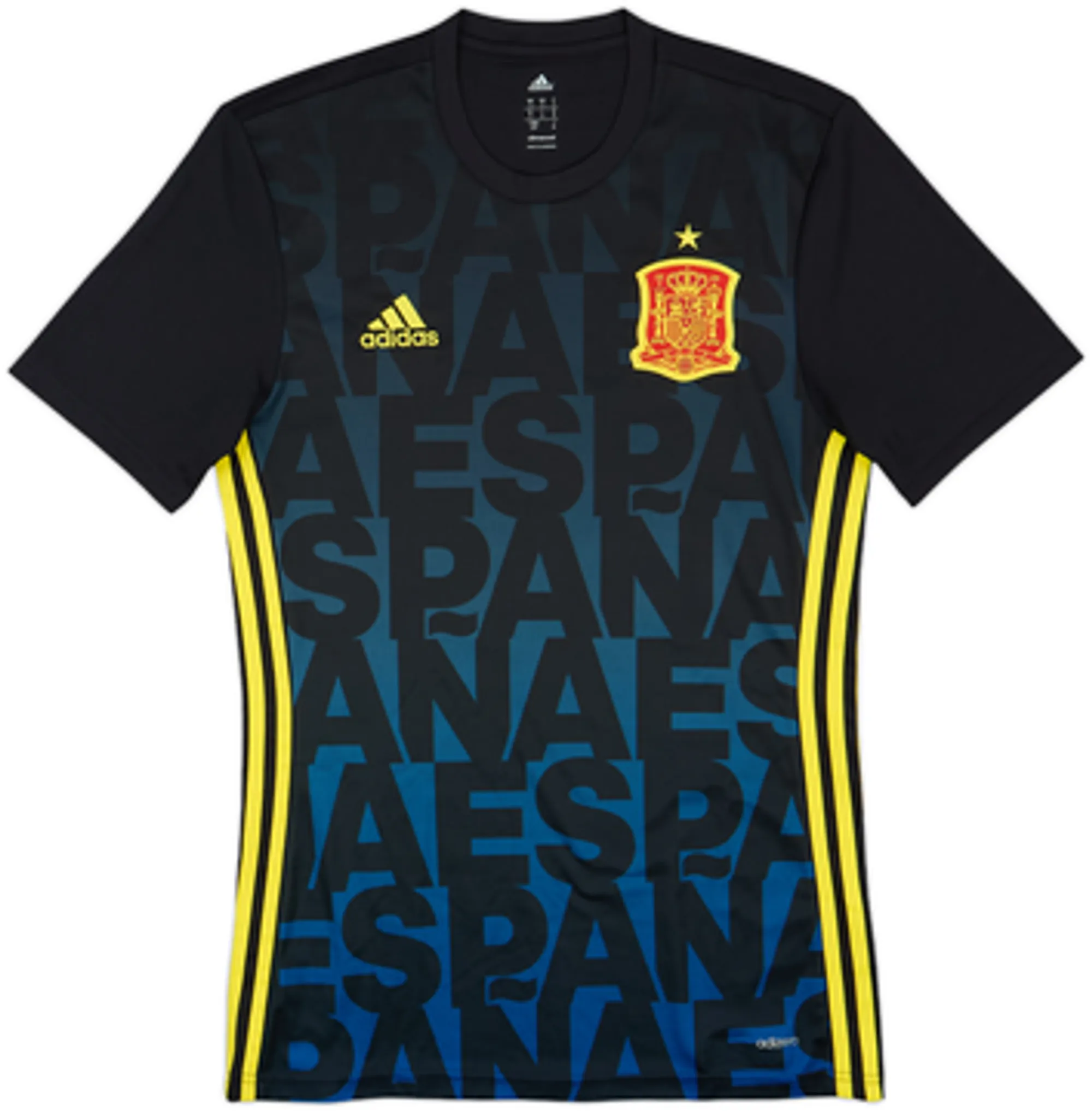 adidas Spain Mens SS Player Issue Home Shirt 2015
