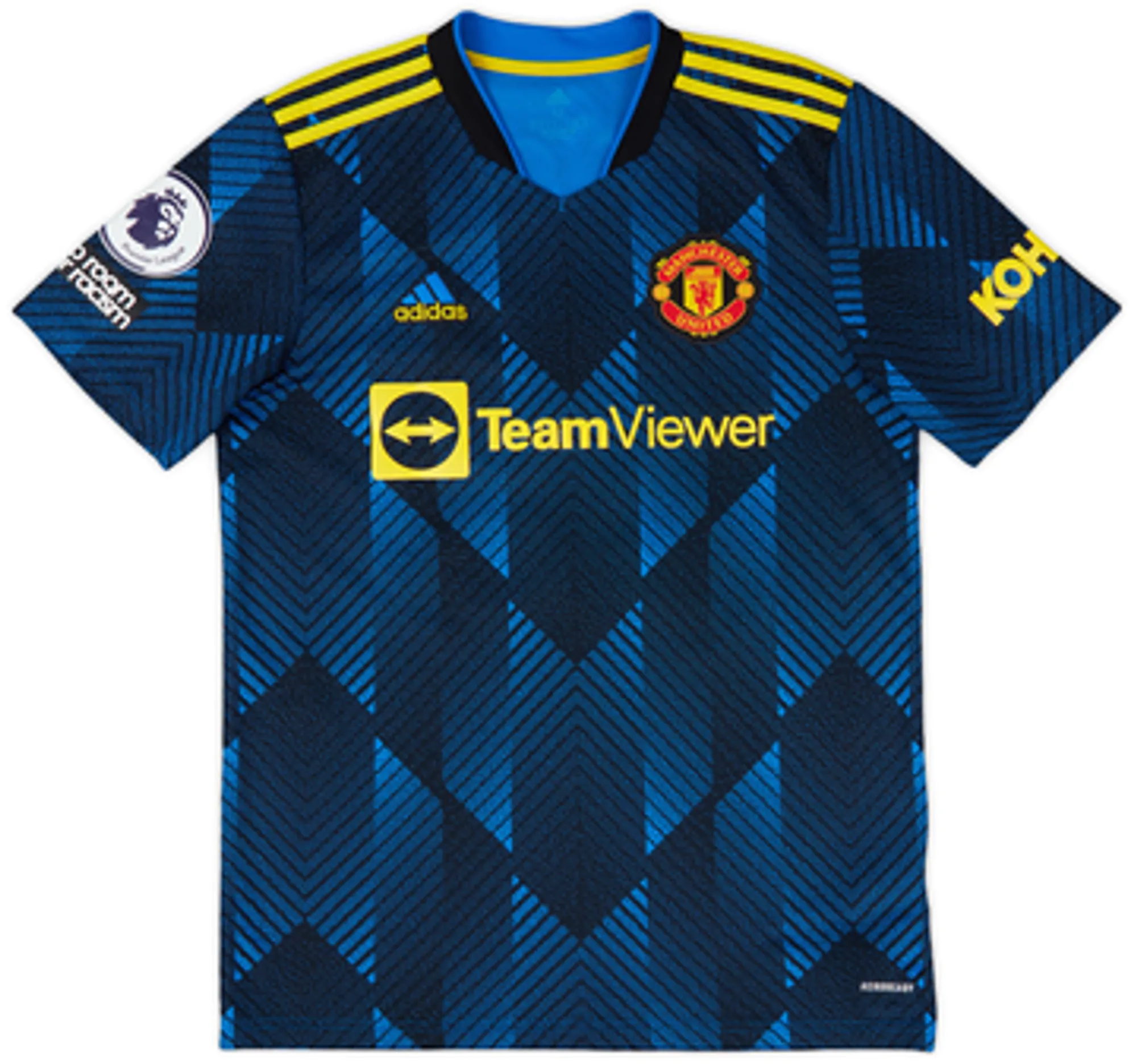 adidas Manchester United Mens SS Third Shirt 2021/22