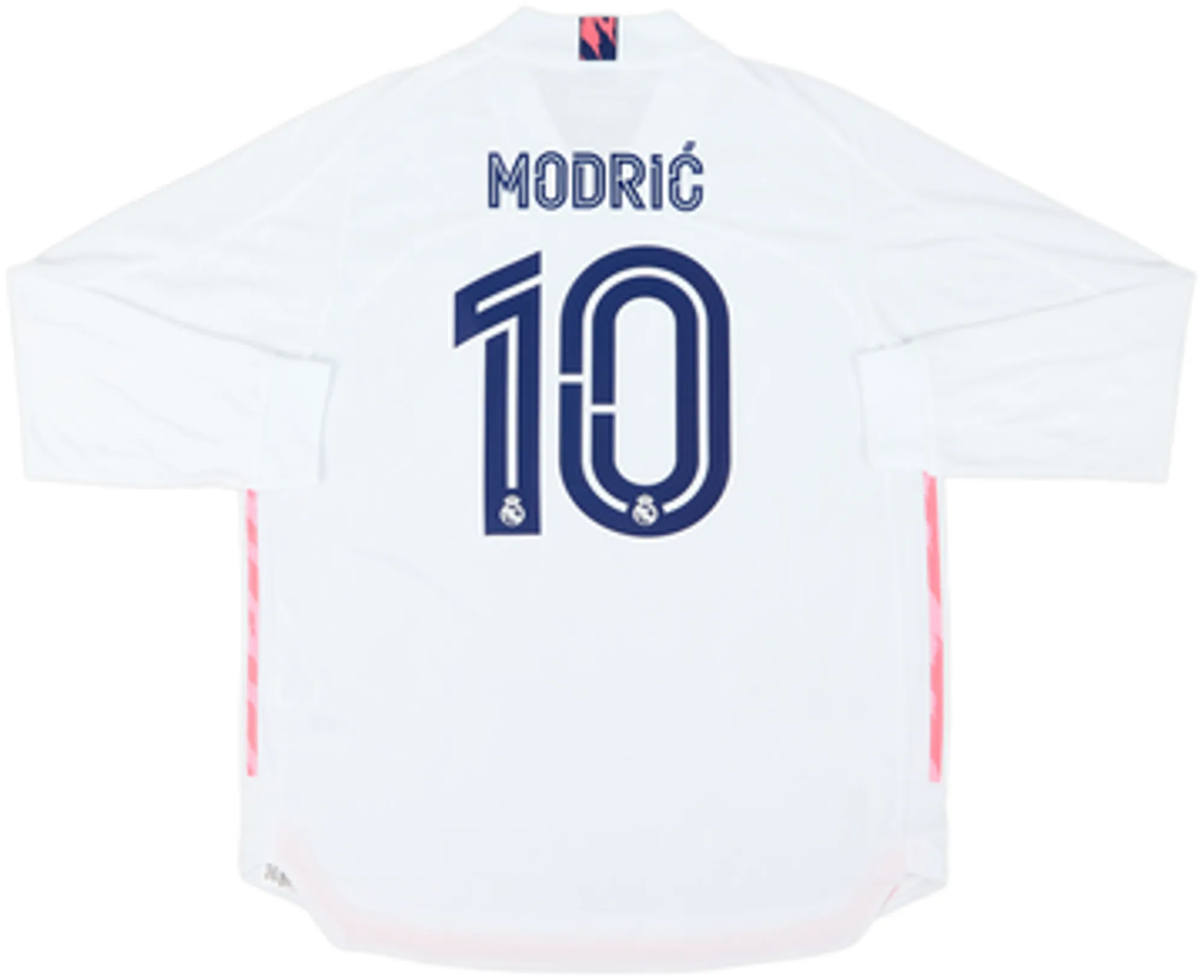 adidas Real Madrid Mens LS Player Issue Home Shirt 2020/21