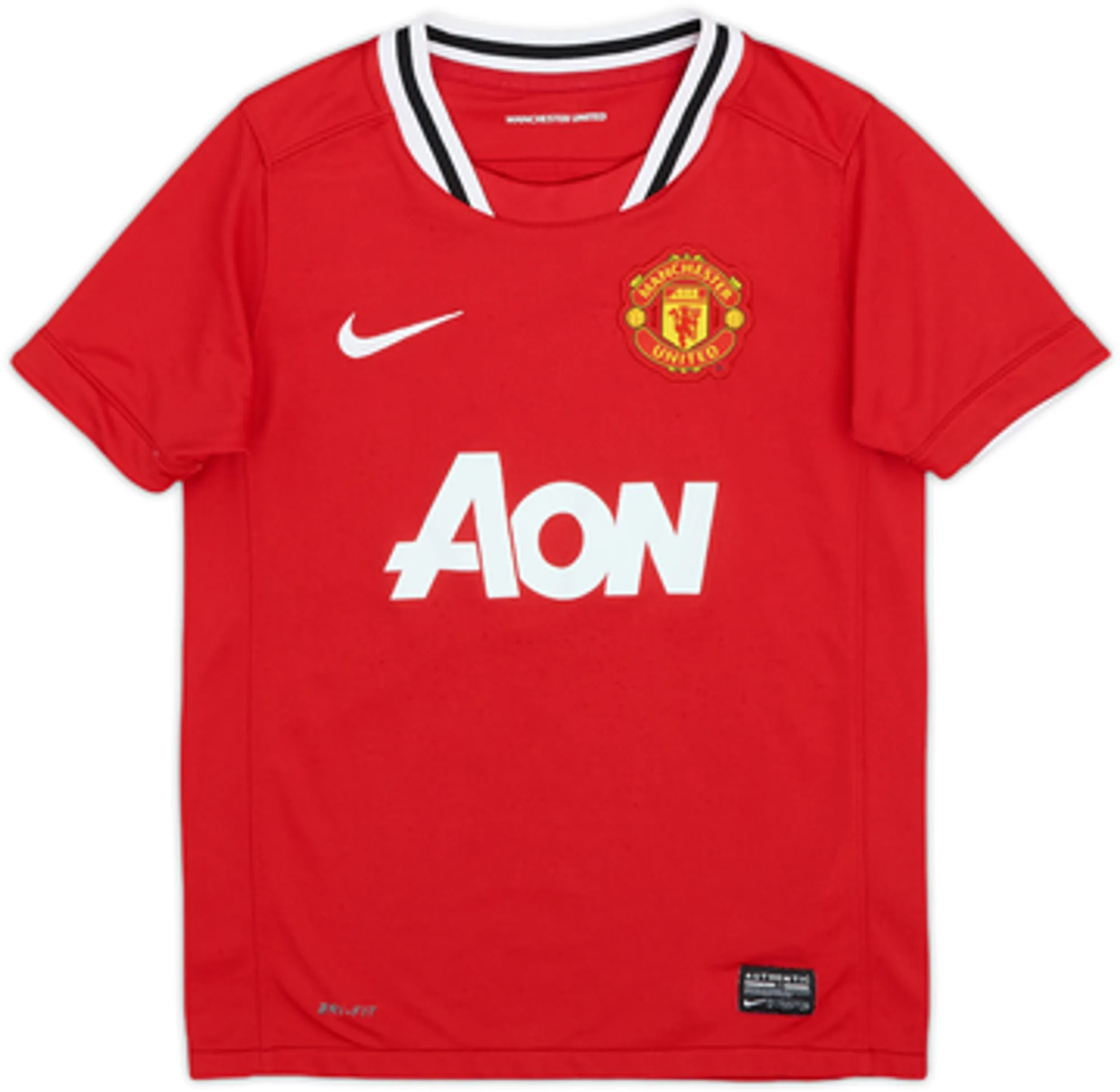 Nike Manchester United Boys SS Home Shirt 2011/12