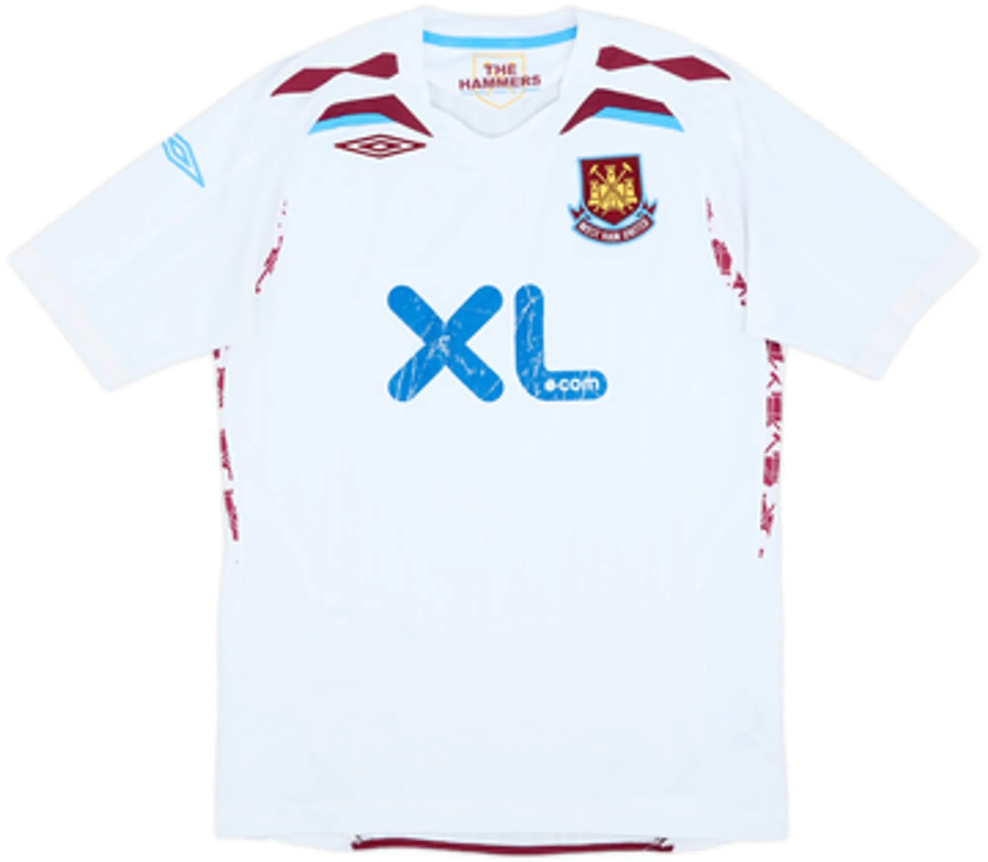 Umbro West Ham United Mens SS Away Shirt 2007/08
