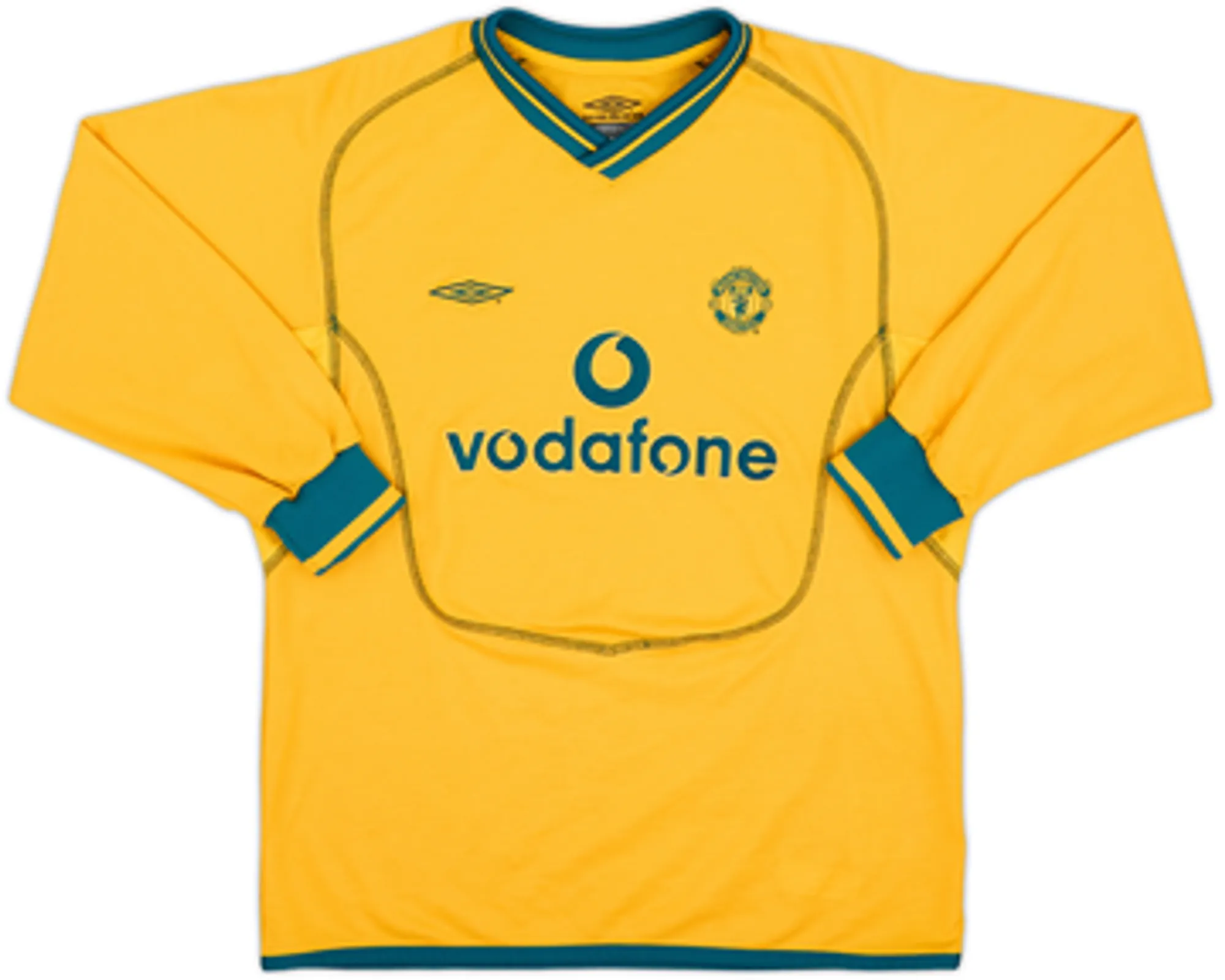 Umbro Manchester United Boys LS Goalkeeper Home Shirt 2000/02