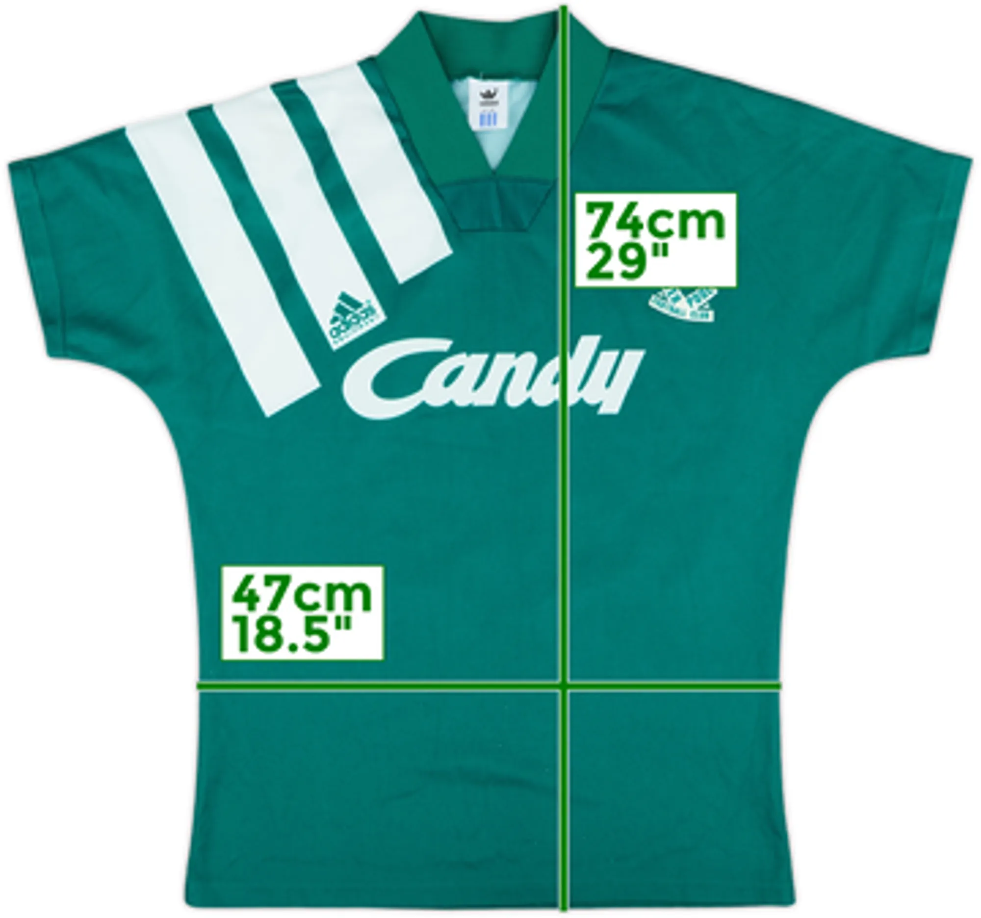 adidas Liverpool Mens SS Away Shirt 1991/92