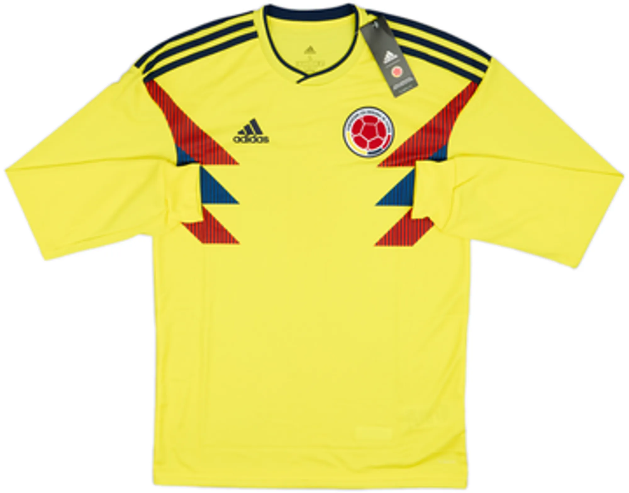 adidas Colombia Mens LS Home Shirt 2018