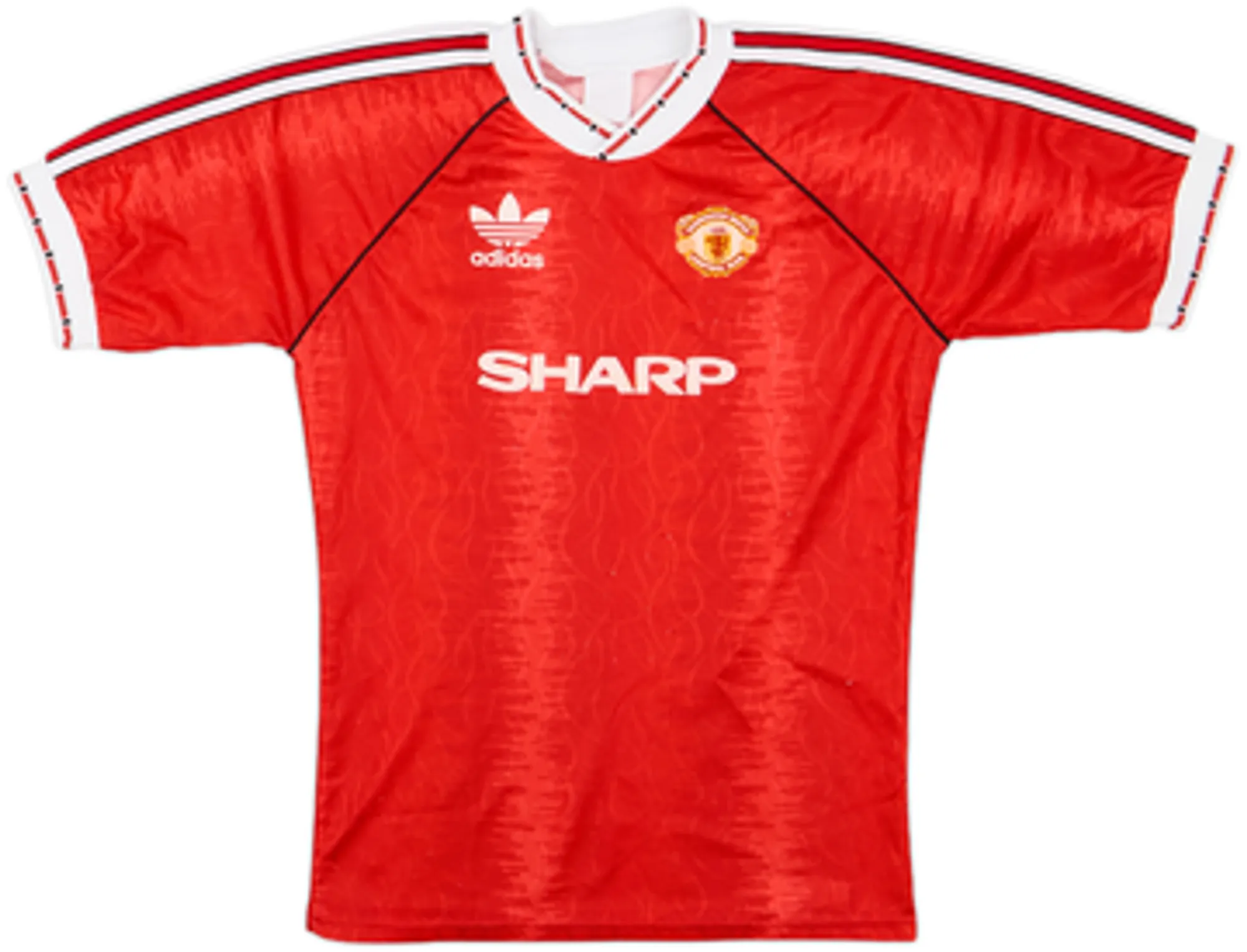 adidas Manchester United Mens SS Home Shirt 1990/92