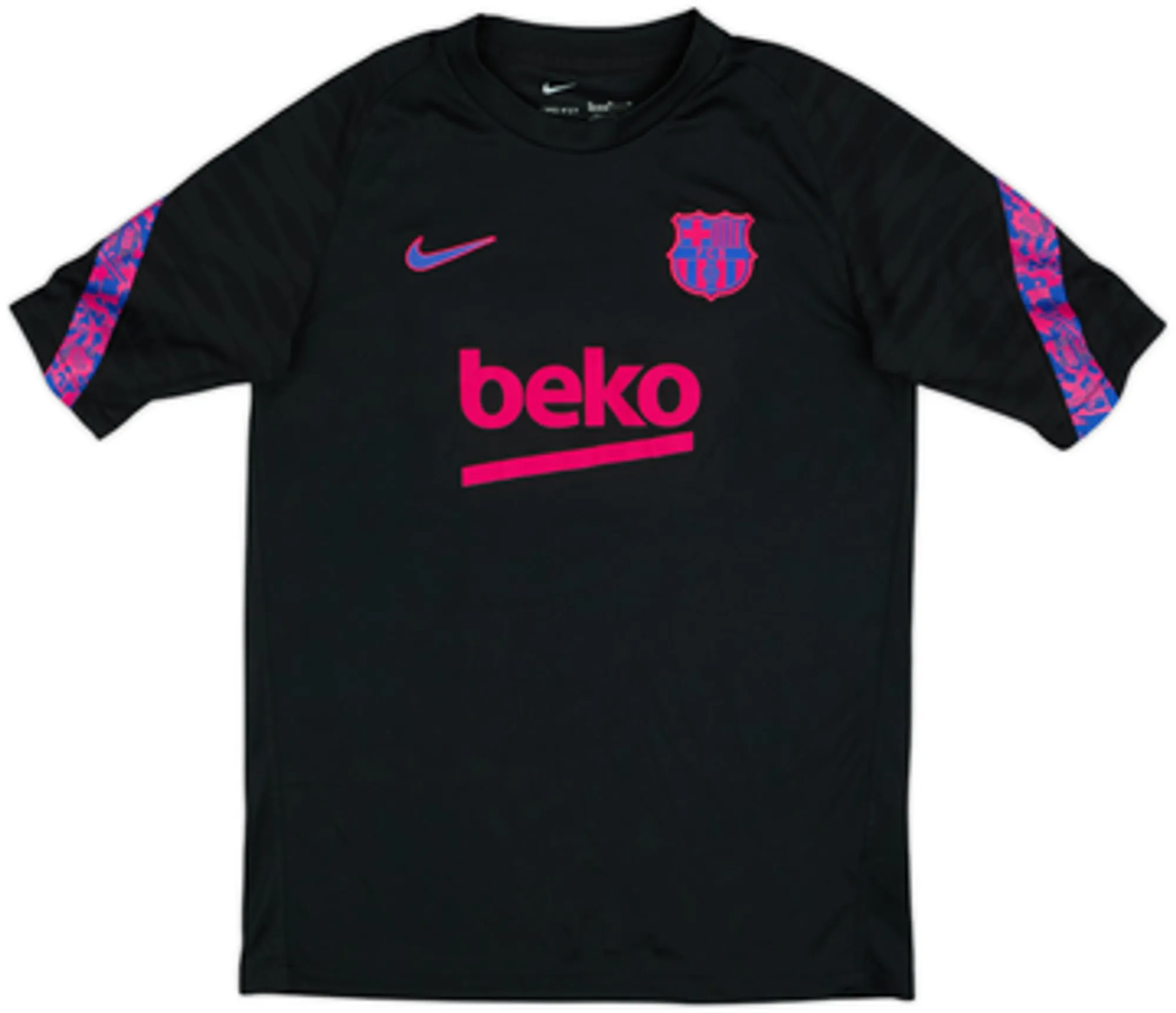 Nike Barcelona Boys SS Home Shirt 2021/22