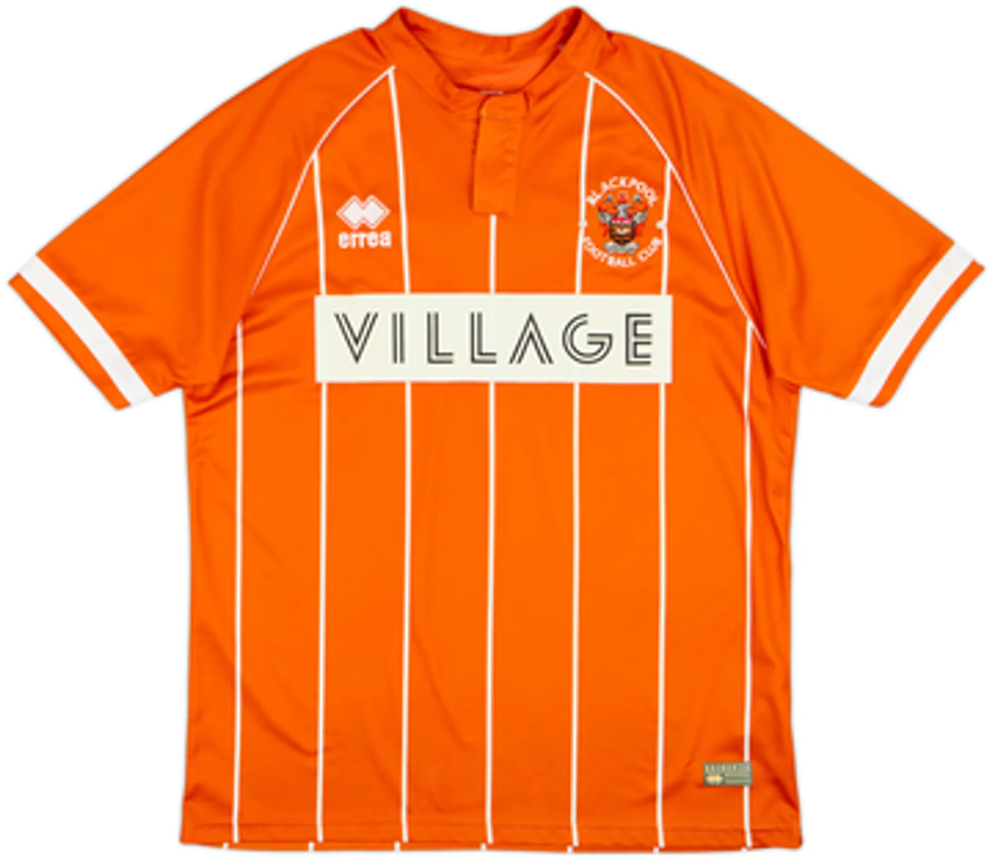 Errea Blackpool Mens SS Home Shirt 2015/16