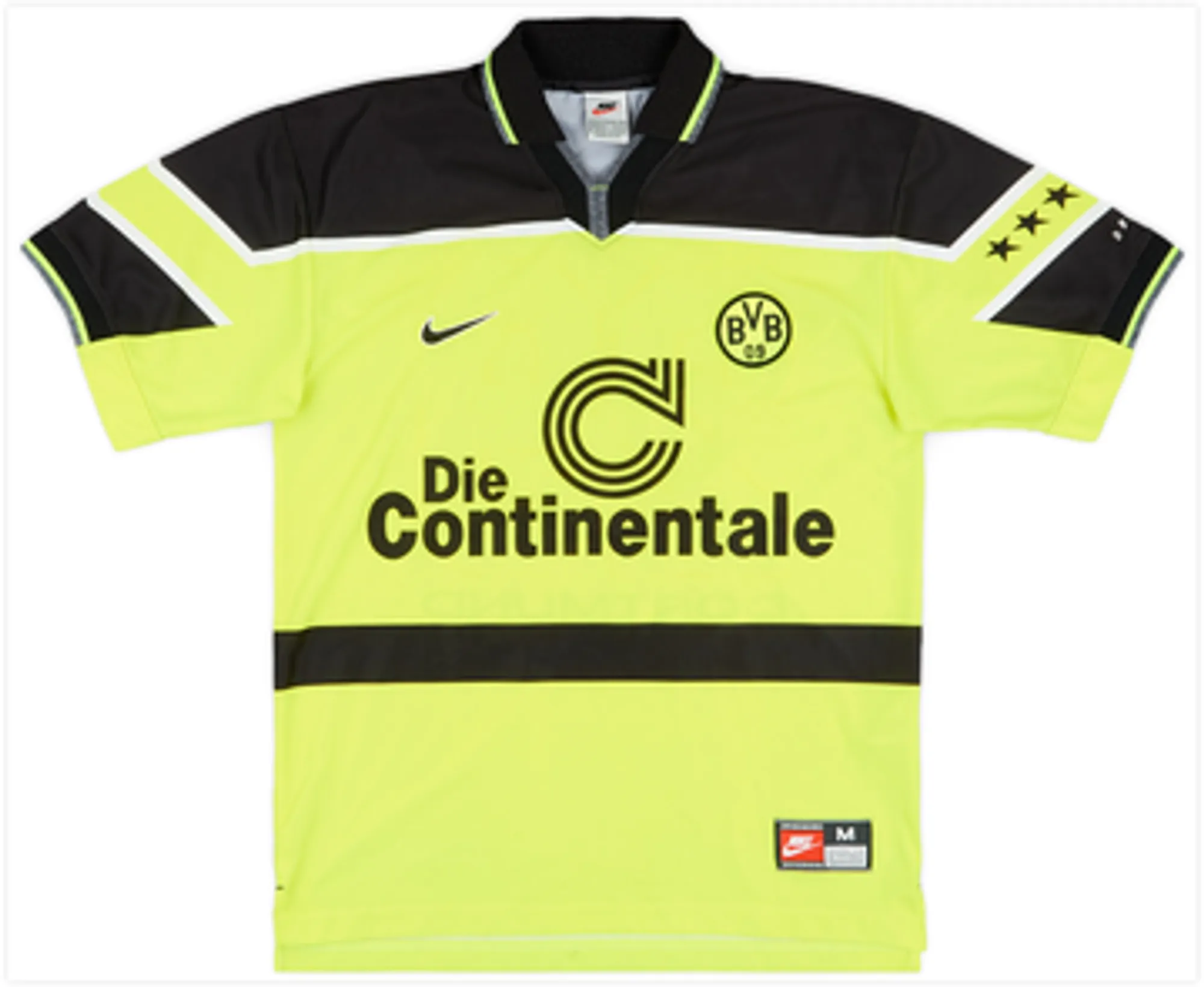 Nike Borussia Dortmund Mens SS Home Shirt 1997/98