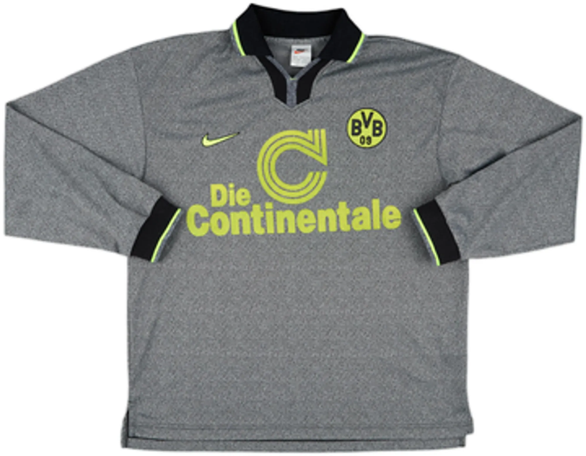 Nike Borussia Dortmund Mens LS Player Issue Away Shirt 1997/98