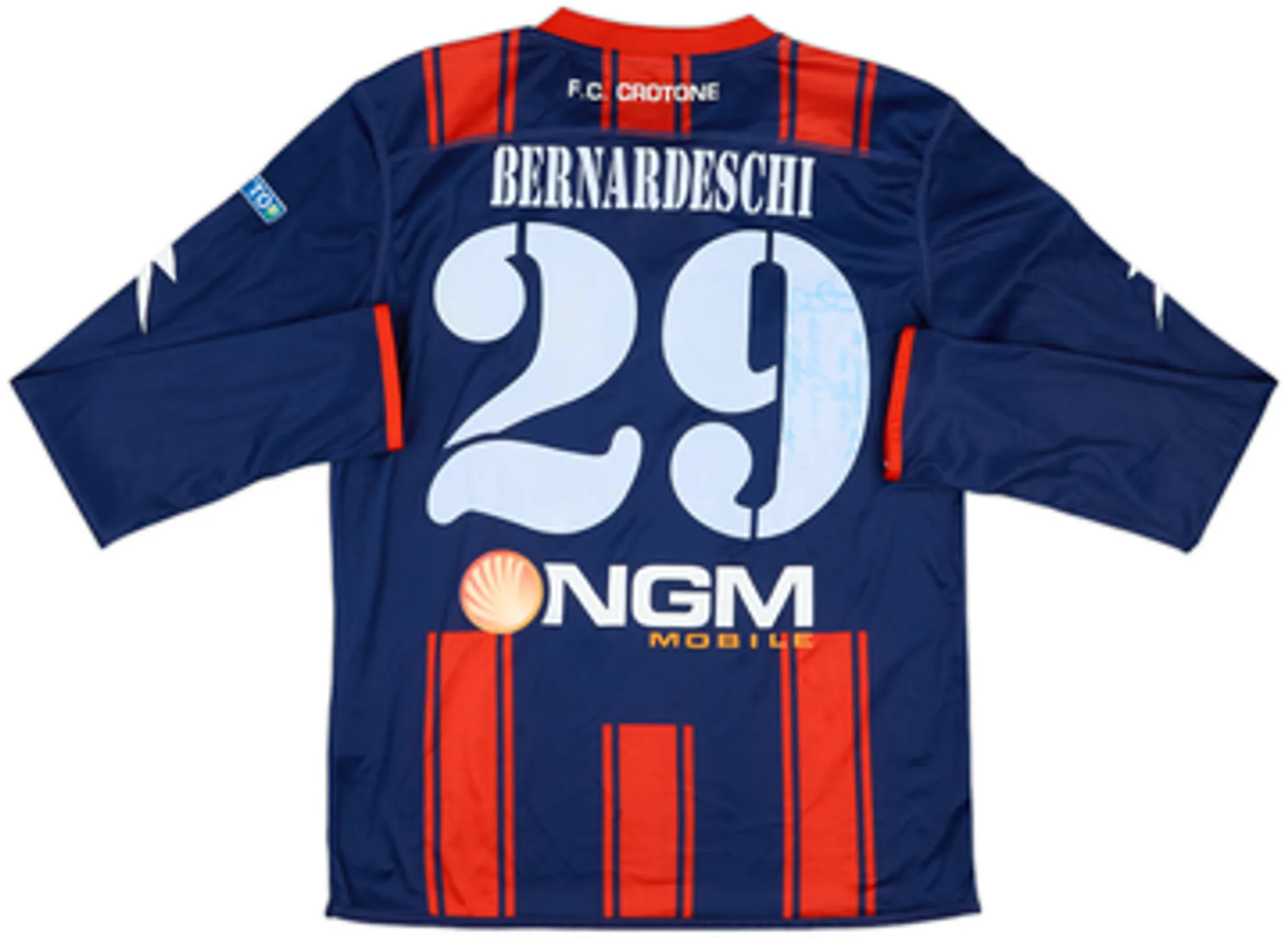 Home Crotone Mens LS Player Issue Home Shirt 2013/14