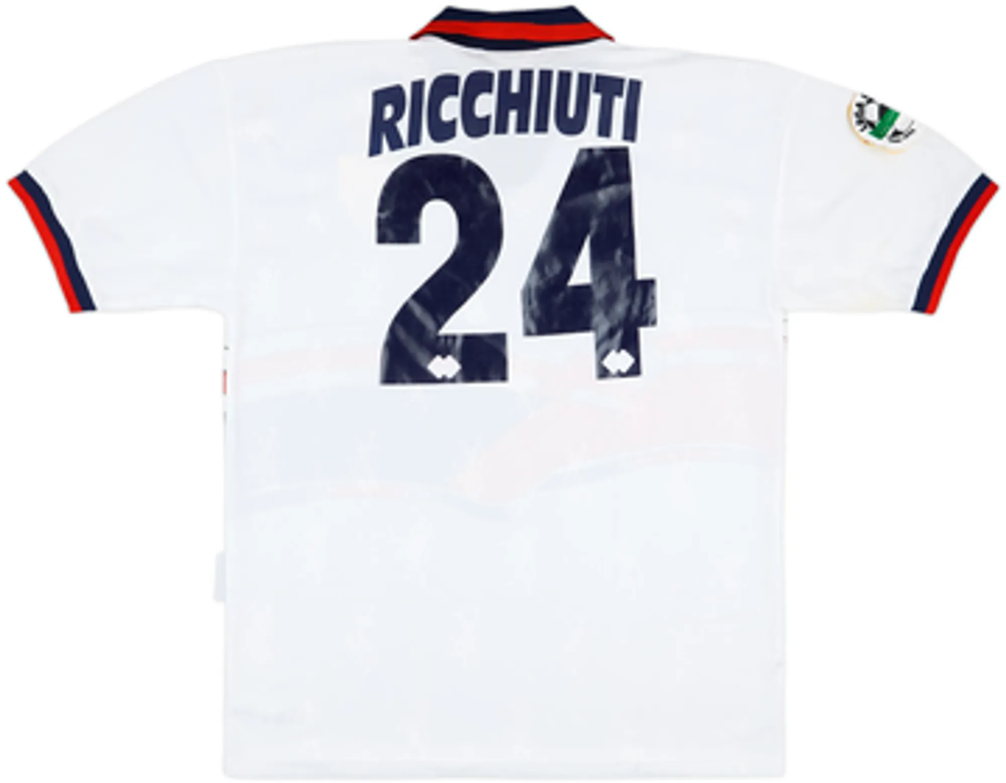 Errea Genoa Mens SS Player Issue Away Shirt 1996/97