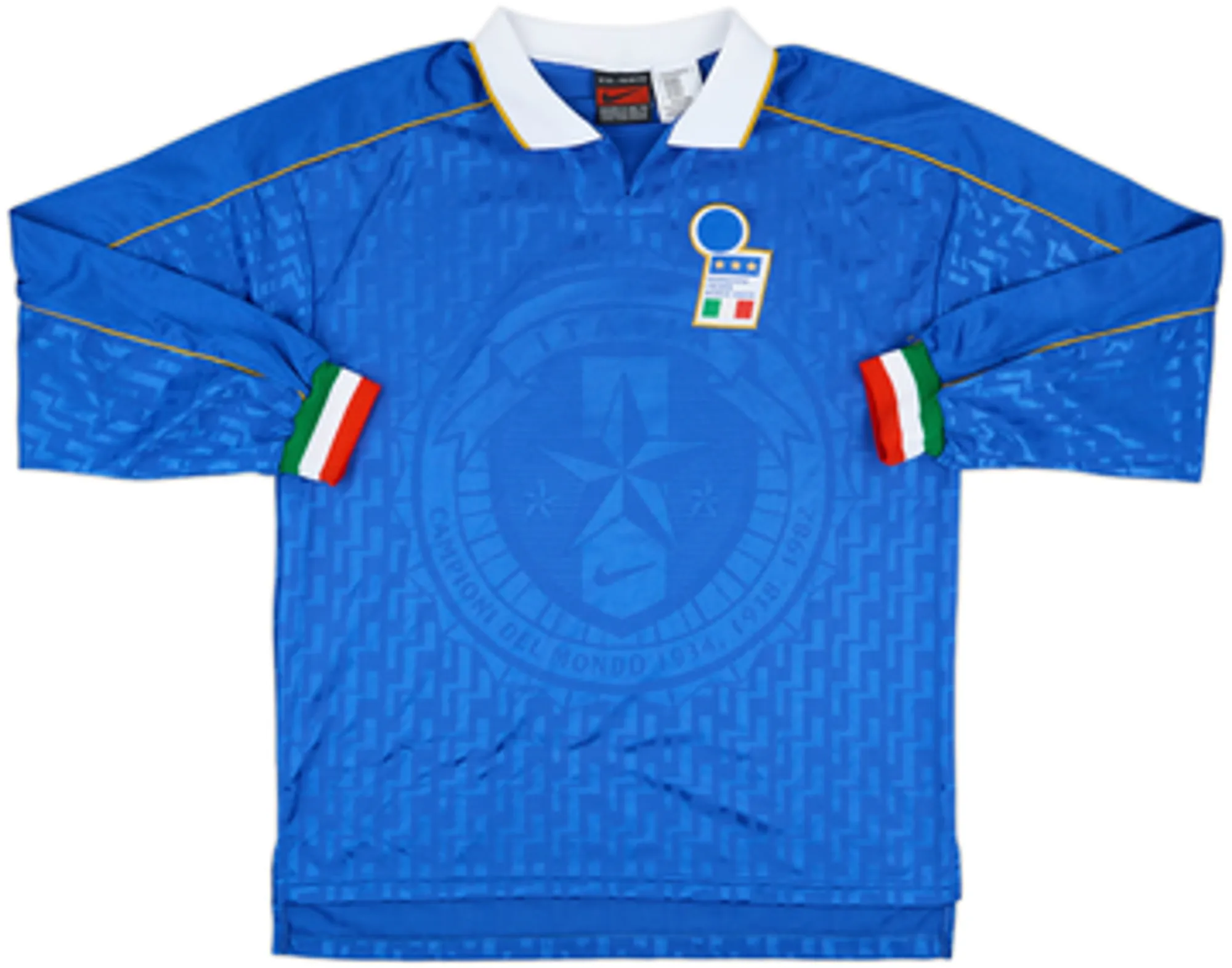 Nike Italy Mens LS Player Issue Home Shirt 1994