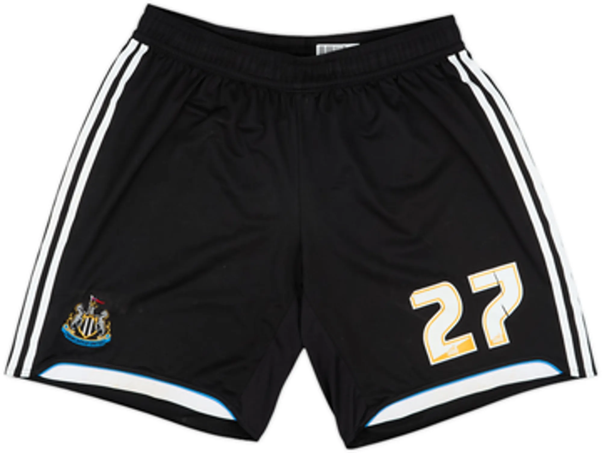 adidas Newcastle United Mens Player Issue Home Shorts 2009/10