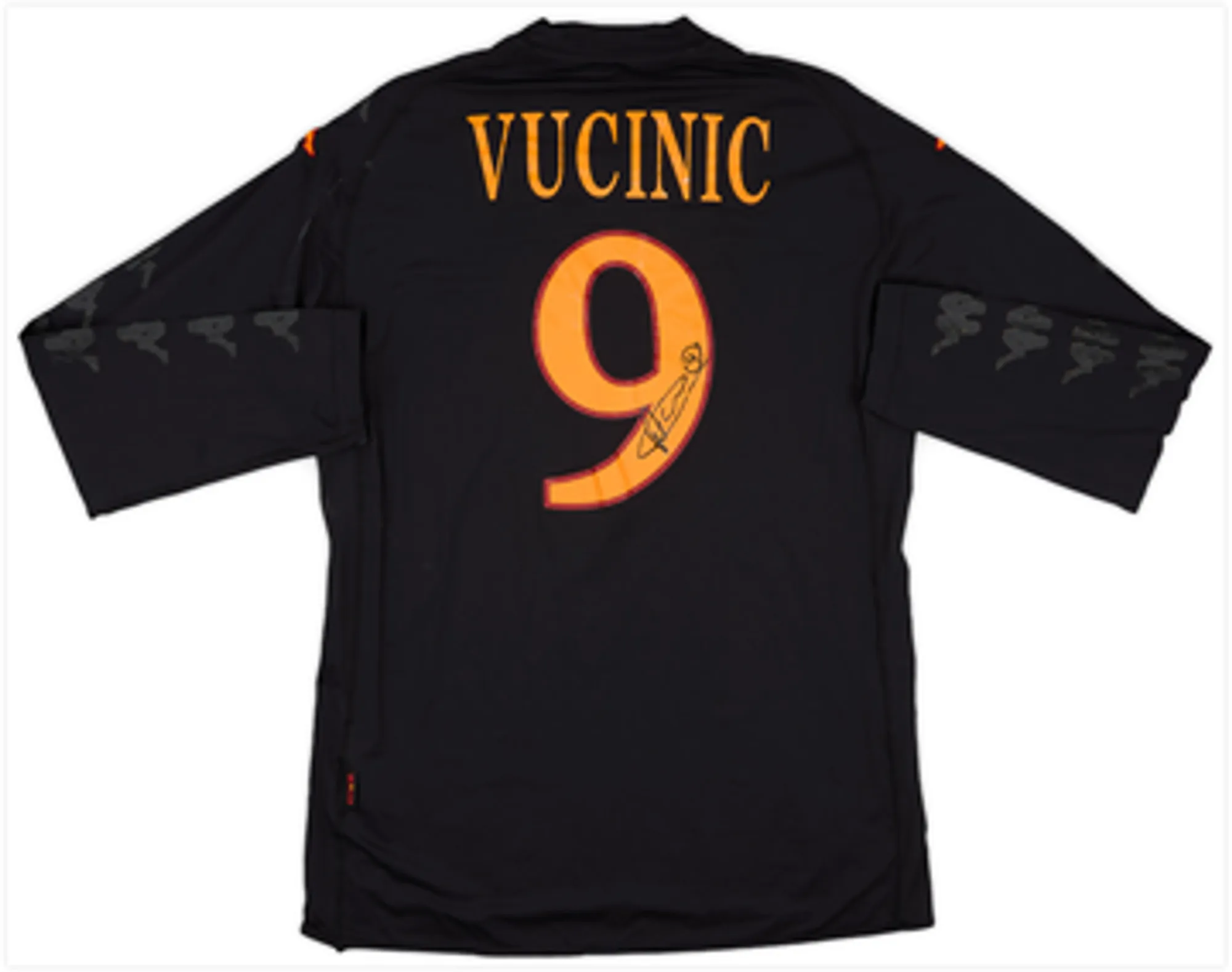 Kappa Roma Mens LS Player Issue Third Shirt 2009/10